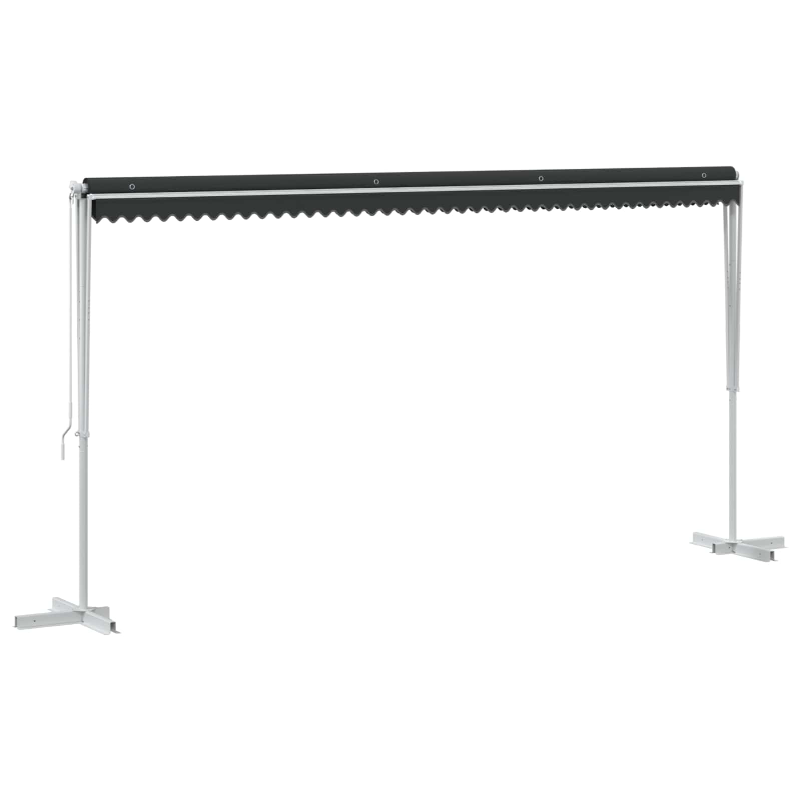 Tenda autoportante 5 x 3 m Poliestere Antracite