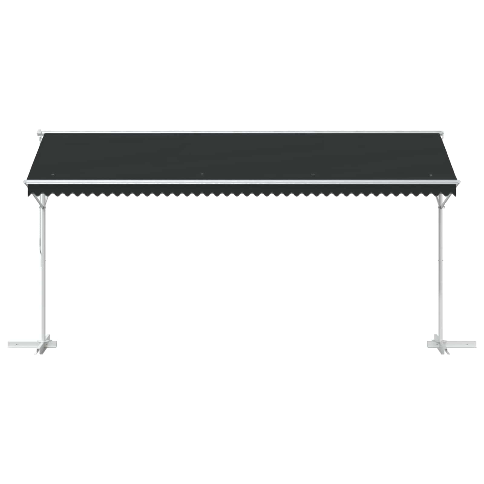 Tenda autoportante 5 x 3 m Poliestere Antracite