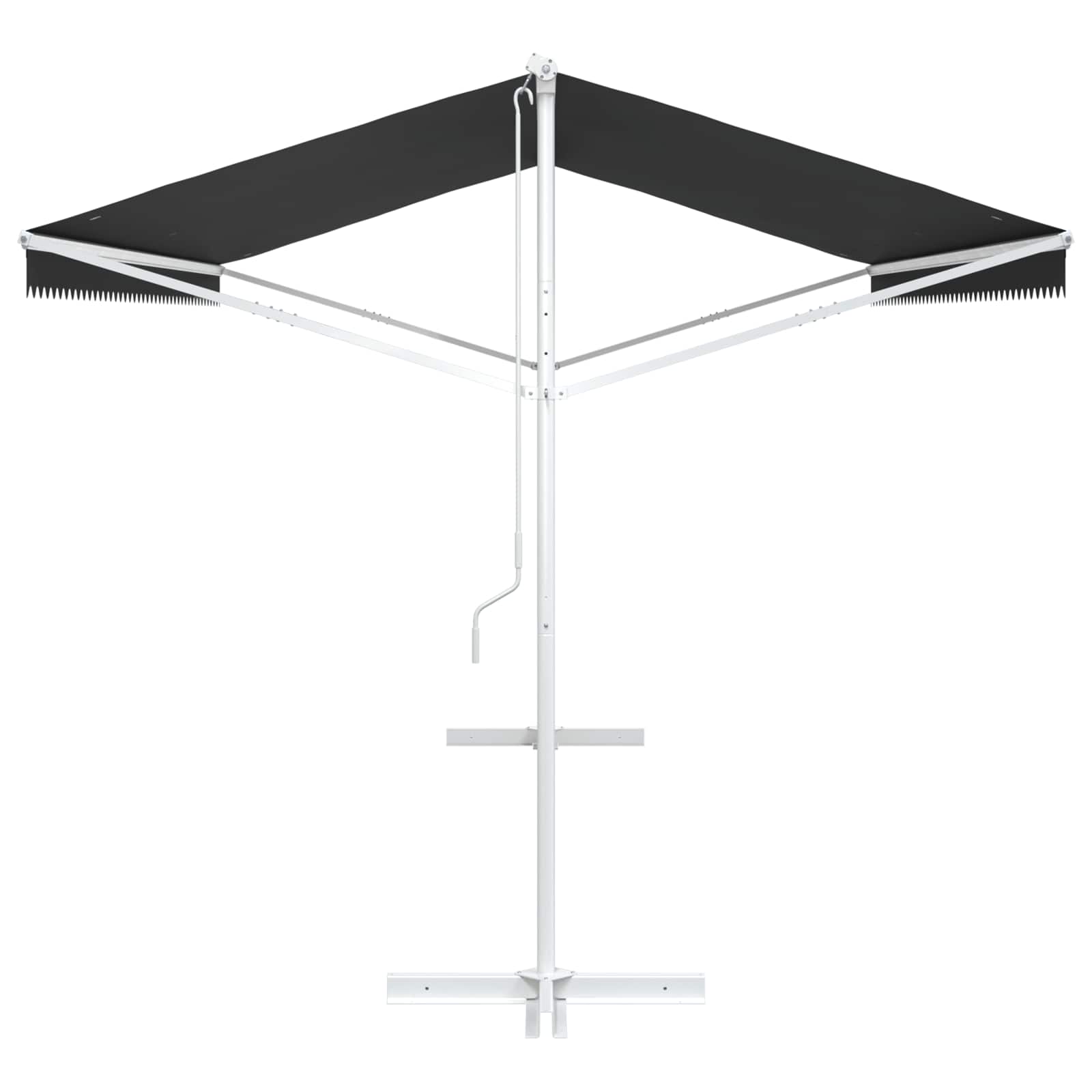 Tenda autoportante 5 x 3 m Poliestere Antracite