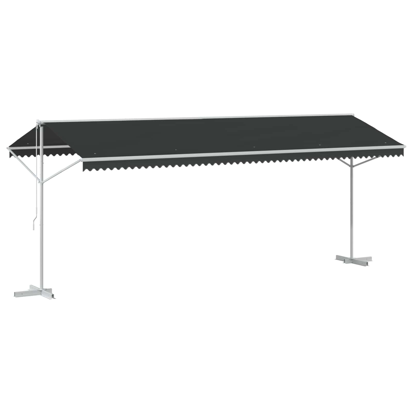 Tenda autoportante 6 x 3 m Poliestere Antracite