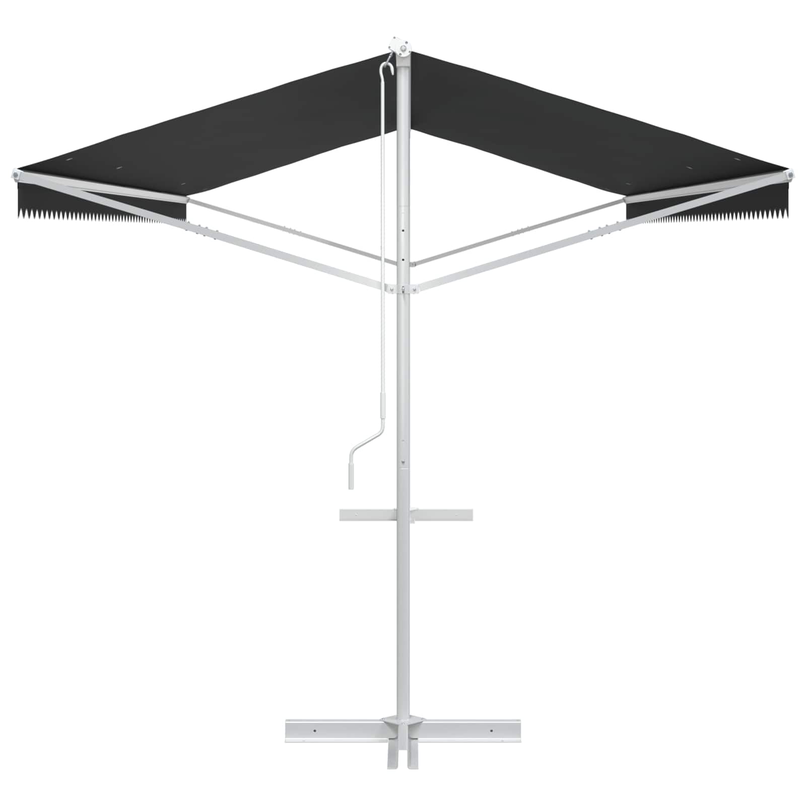 Tenda autoportante 6 x 3 m Poliestere Antracite
