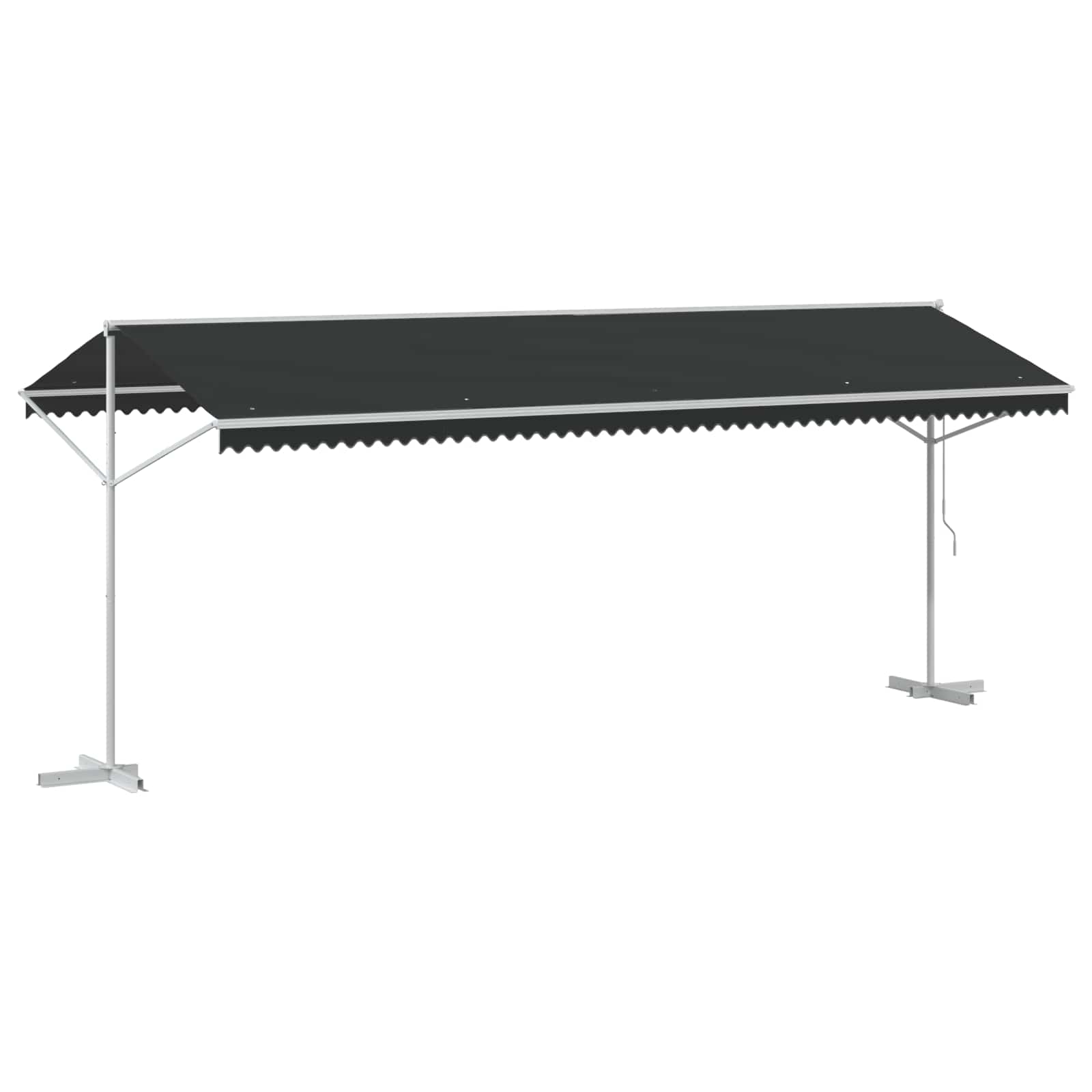 Tenda autoportante 6 x 3 m Poliestere Antracite