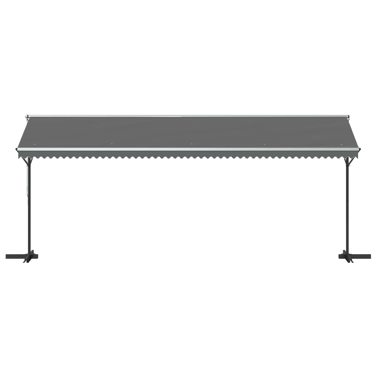 Tenda autoportante 6 x 3 m Poliestere Grigio