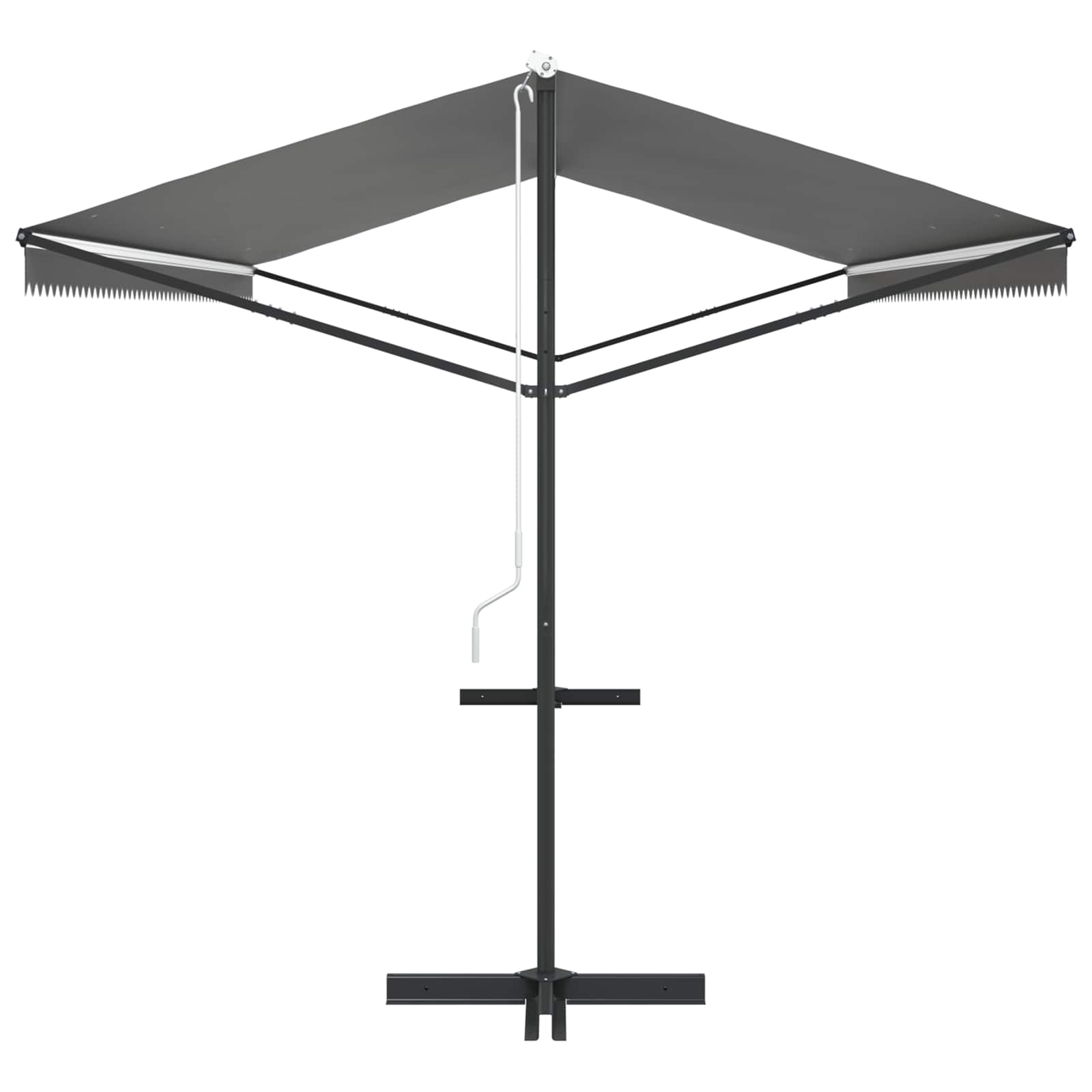 Tenda autoportante 6 x 3 m Poliestere Grigio