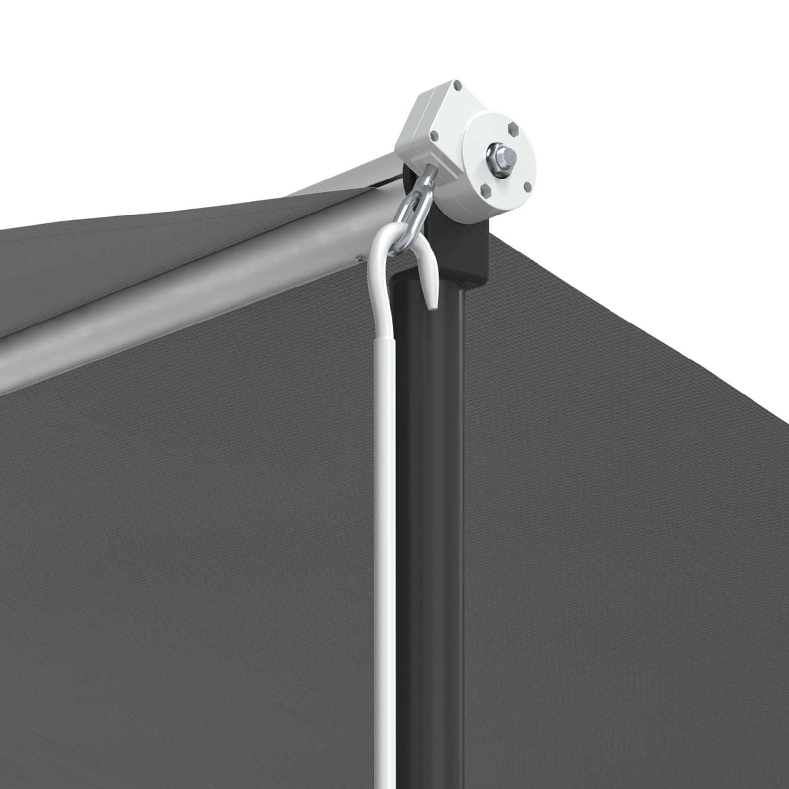 Tenda autoportante 6 x 3 m Poliestere Grigio