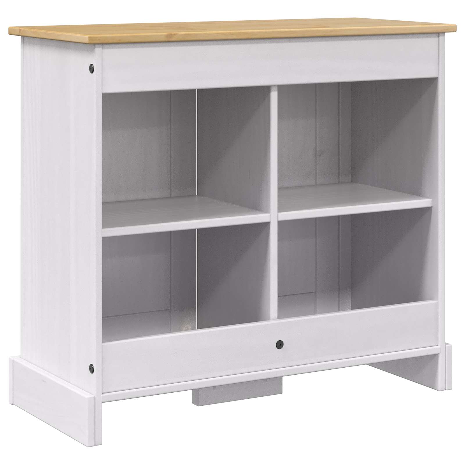 Supporto per Acquario CORONA Bianco e marrone 81,5 x 37 x 73 cm
