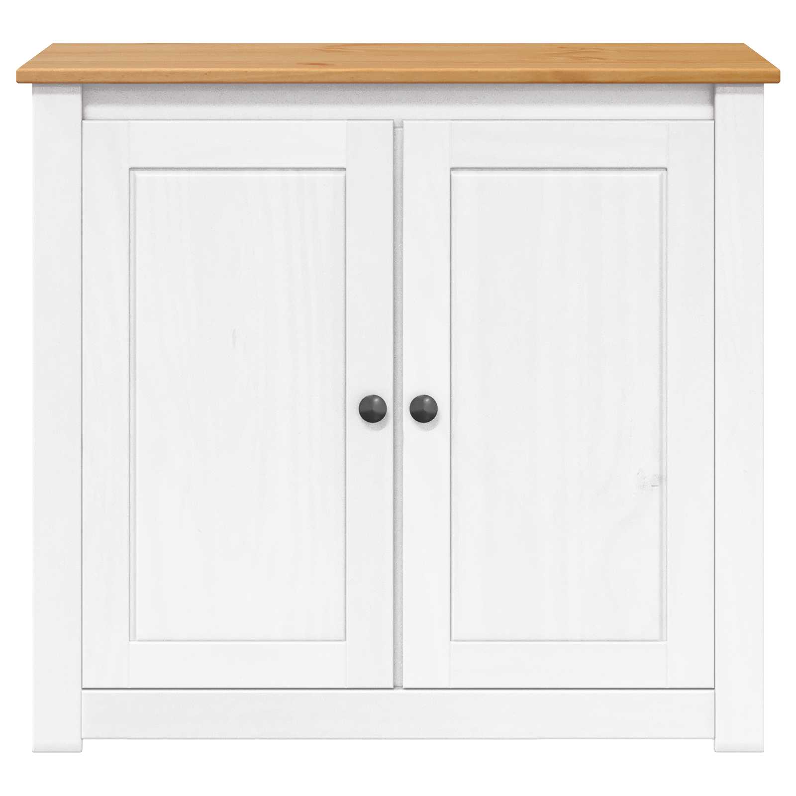 Supporto per Acquario PANAMA Bianco e marrone 81 x 36 x 73 cm