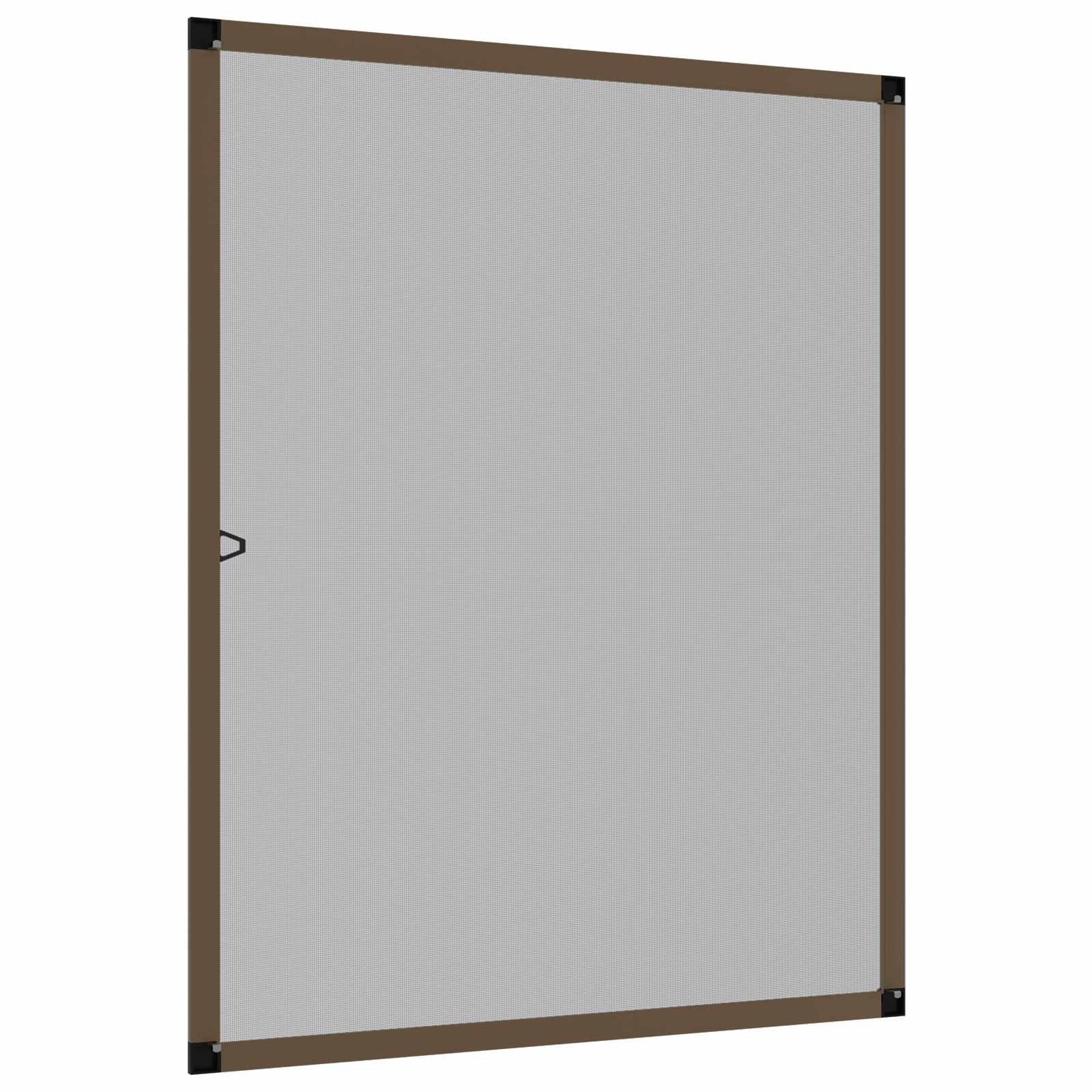 Zanzariera per finestre Marrone 120 x 140 cm