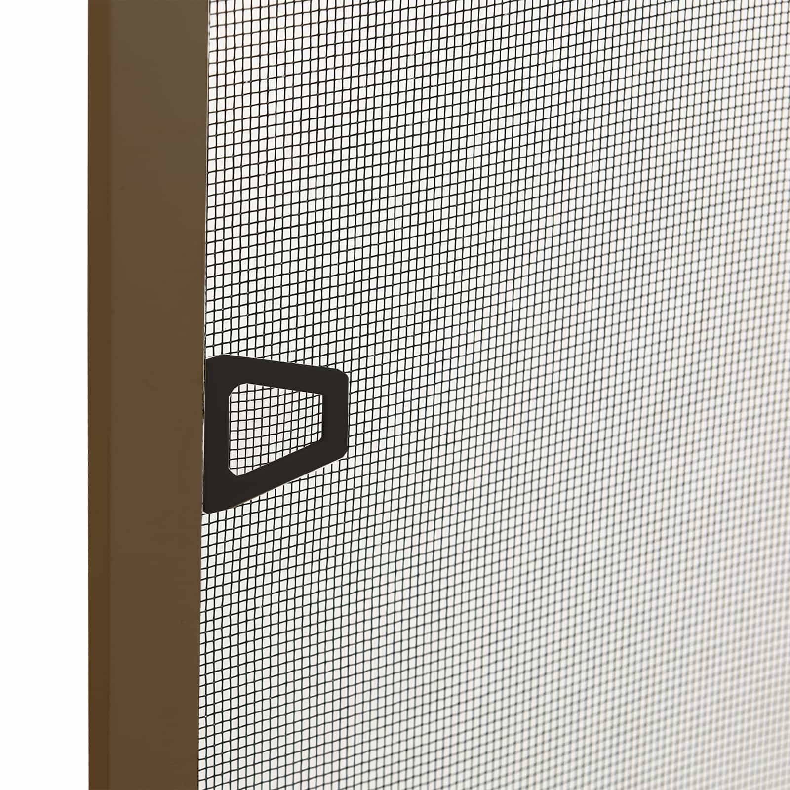 Zanzariera per finestre Marrone 120 x 140 cm