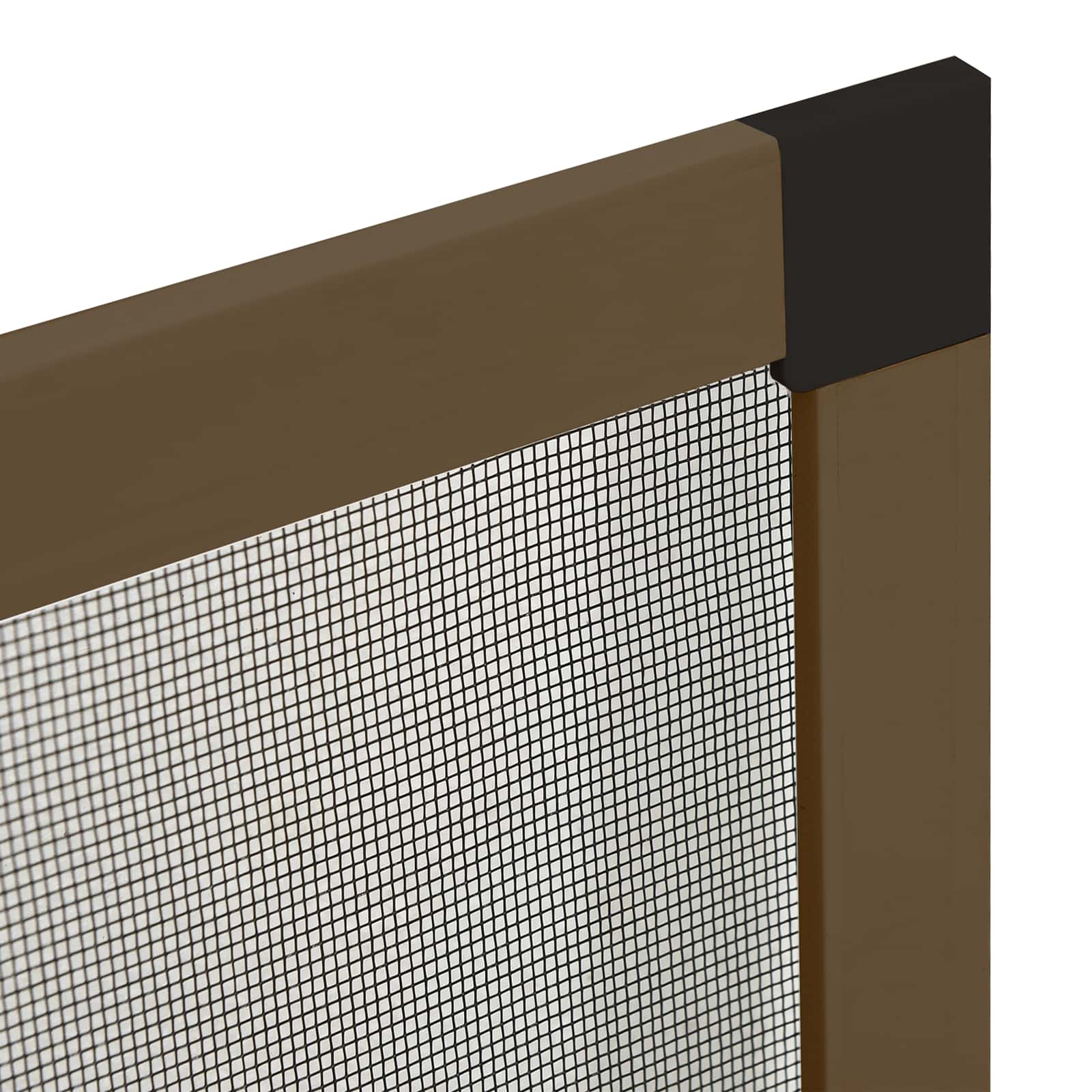 Zanzariera per finestre Marrone 120 x 140 cm