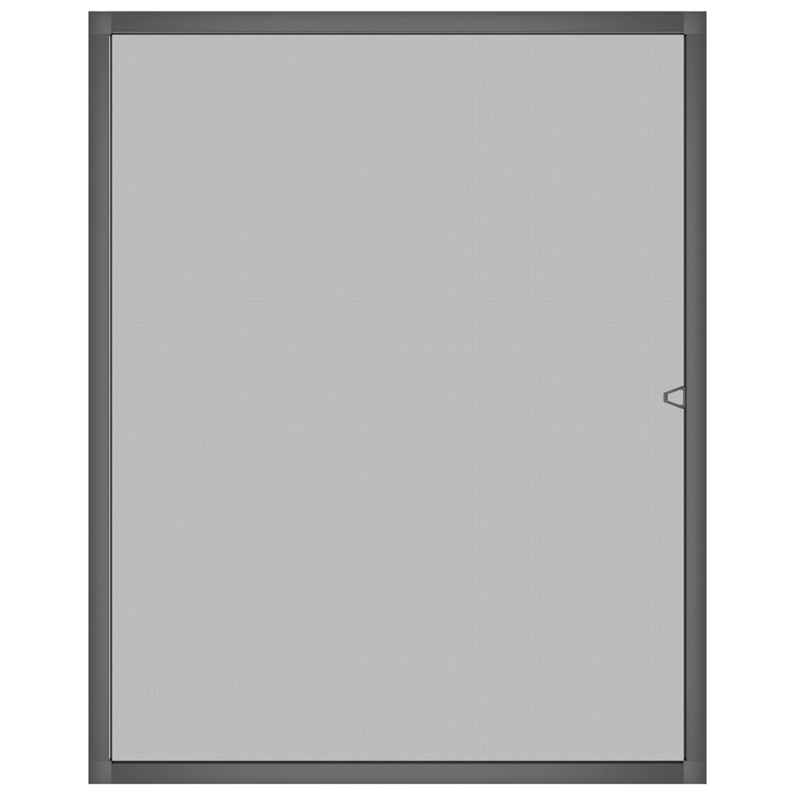 Zanzariera per finestre Antracite 110 x 130 cm