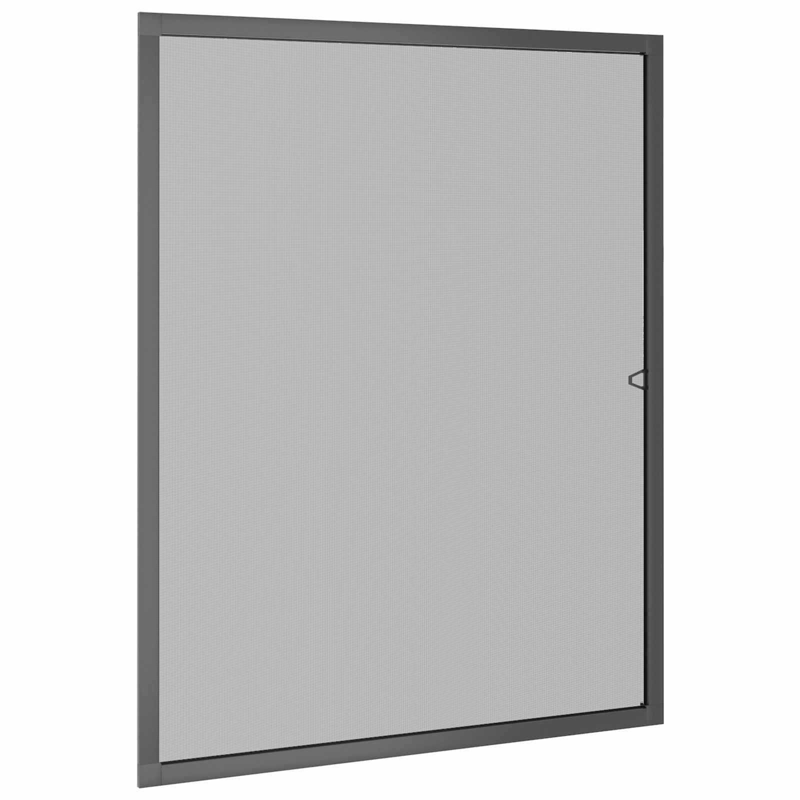 Zanzariera per finestre Antracite 120 x 140 cm