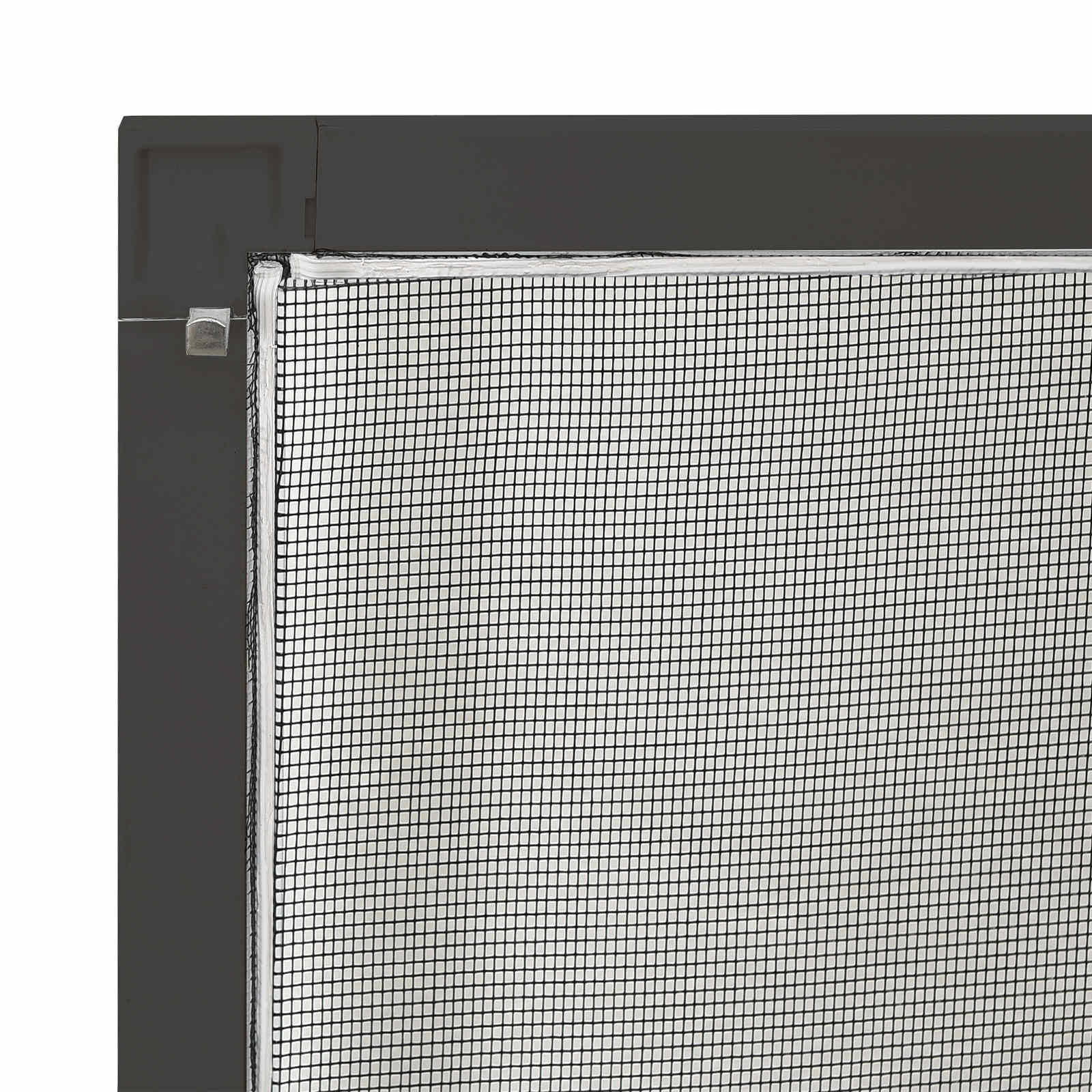 Zanzariera per finestre Antracite 120 x 140 cm
