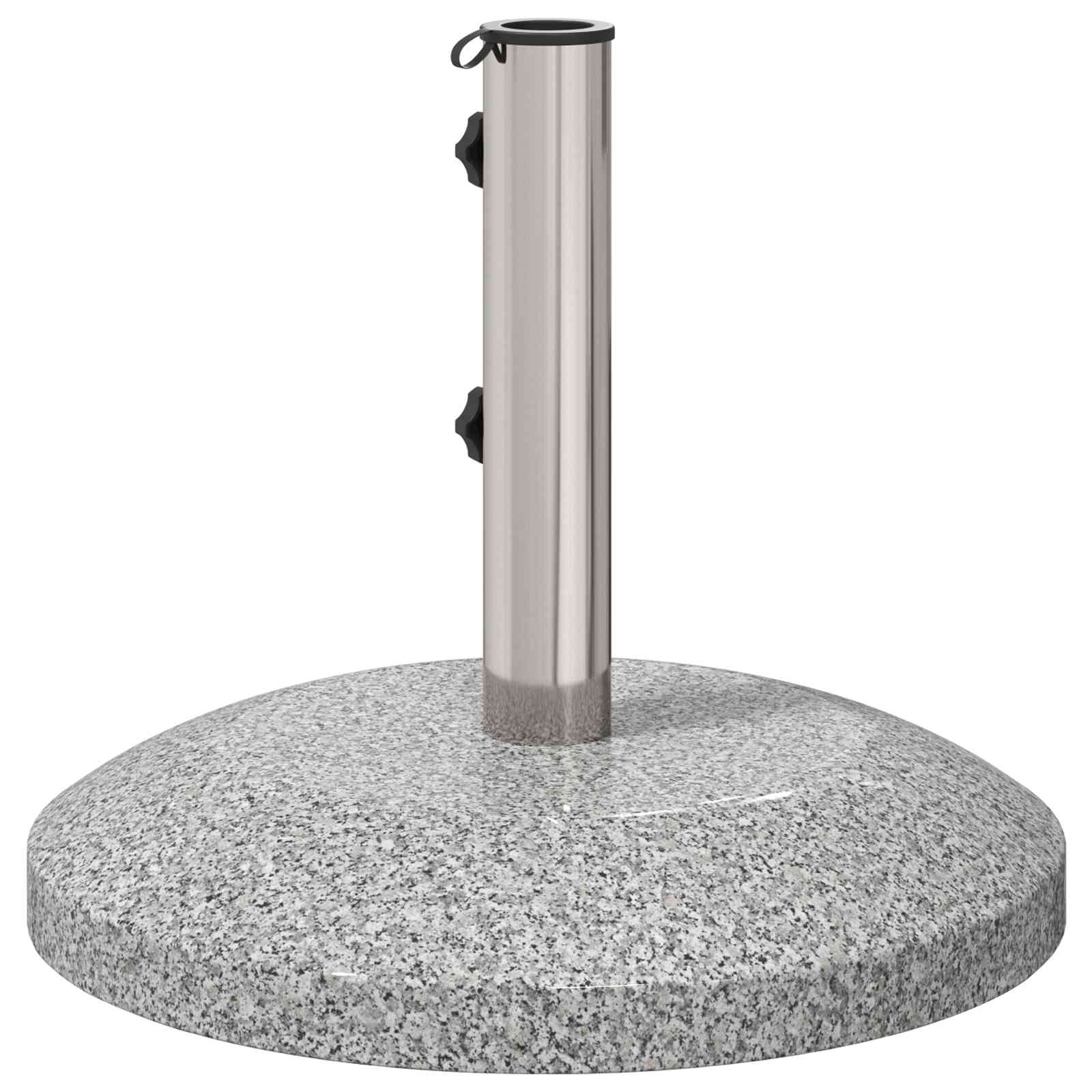 Base per parasole per palo da 40-50 mm 26.45 kg Grigio