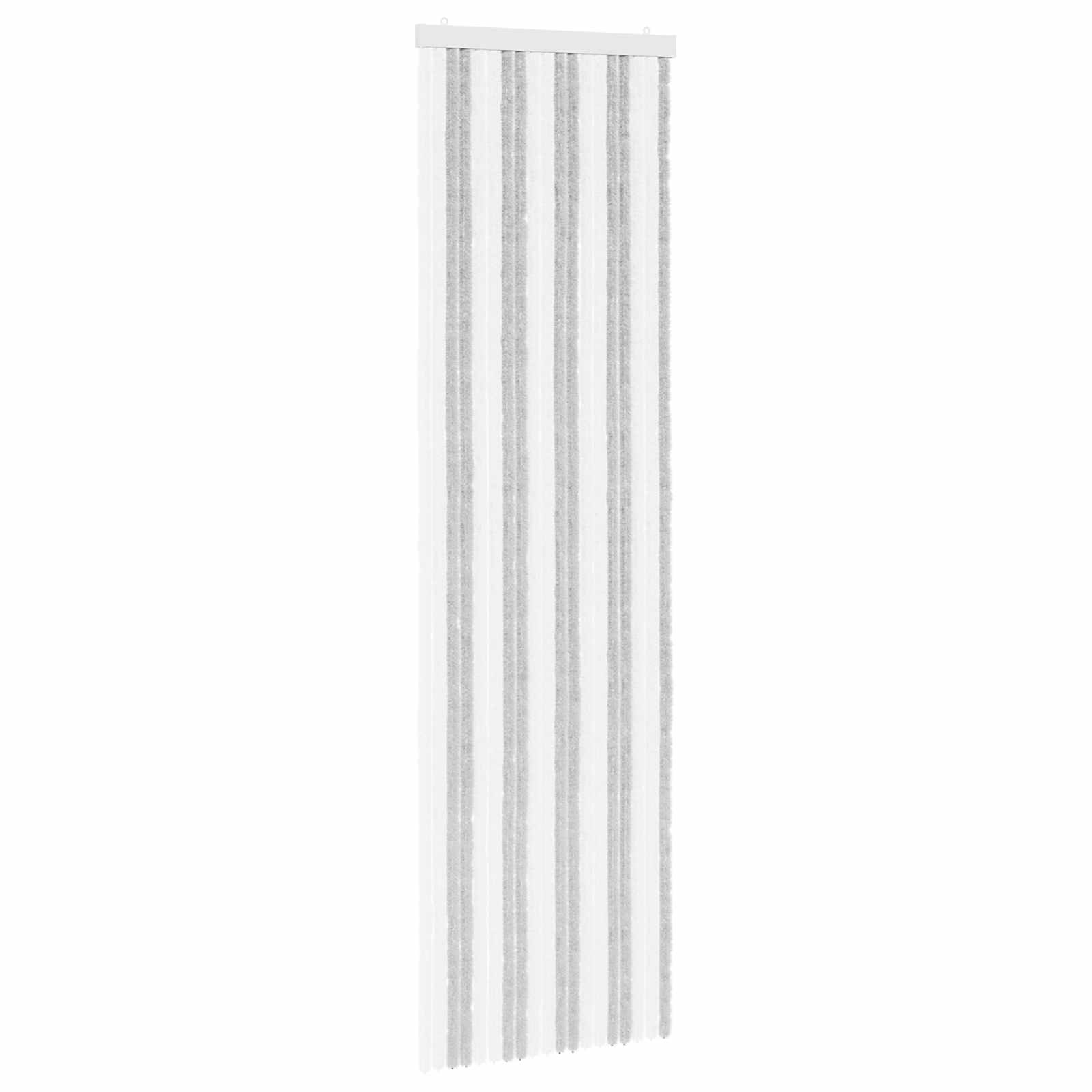 Tenda per insetti in chenille Grigio chiaro e bianco