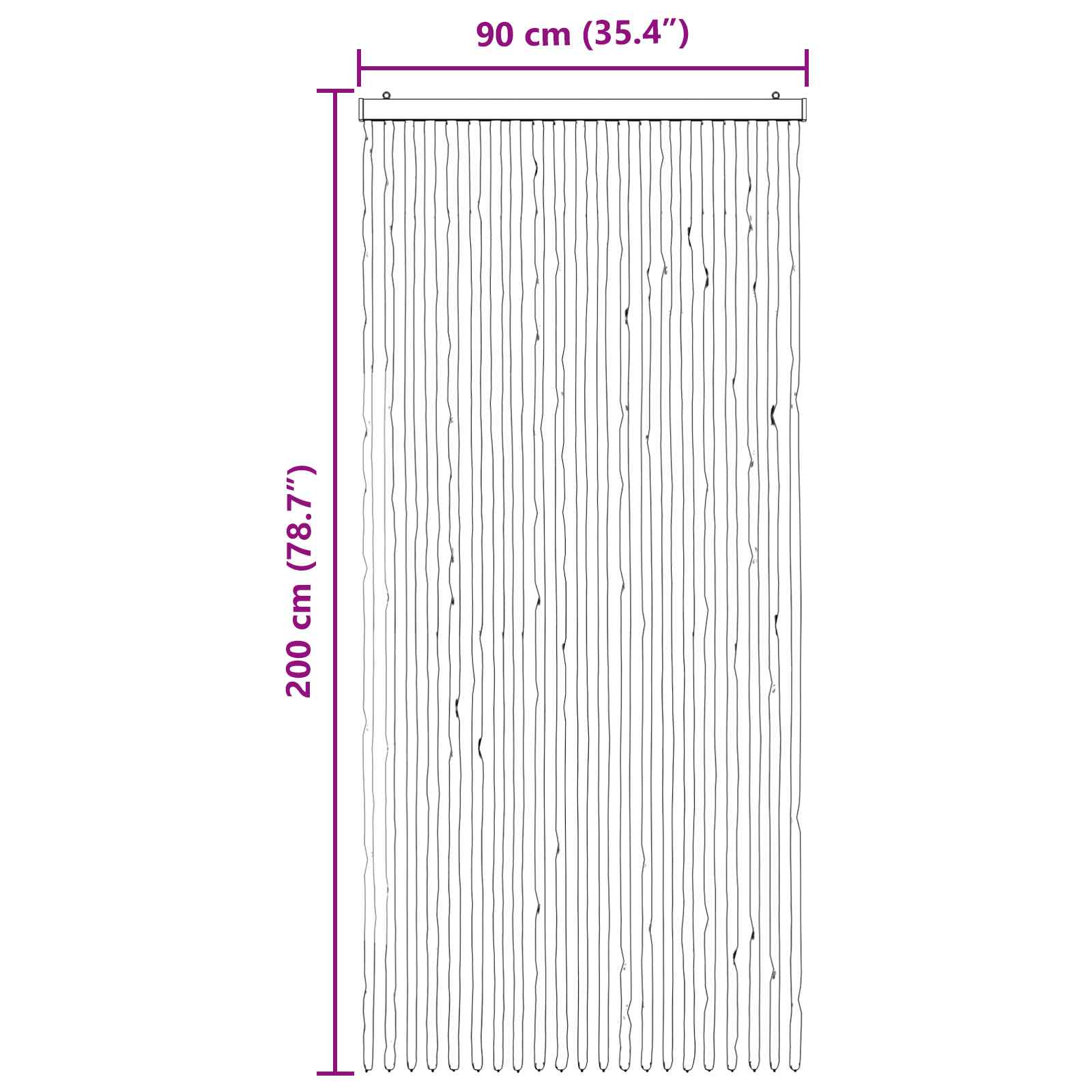 Tenda per insetti in chenille Grigio chiaro e bianco