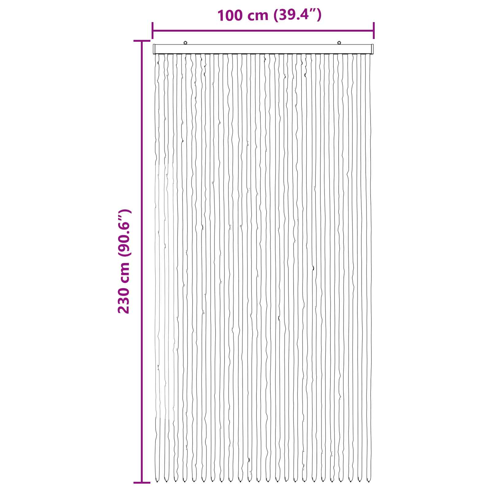 Tenda per insetti in chenille Grigio chiaro e bianco