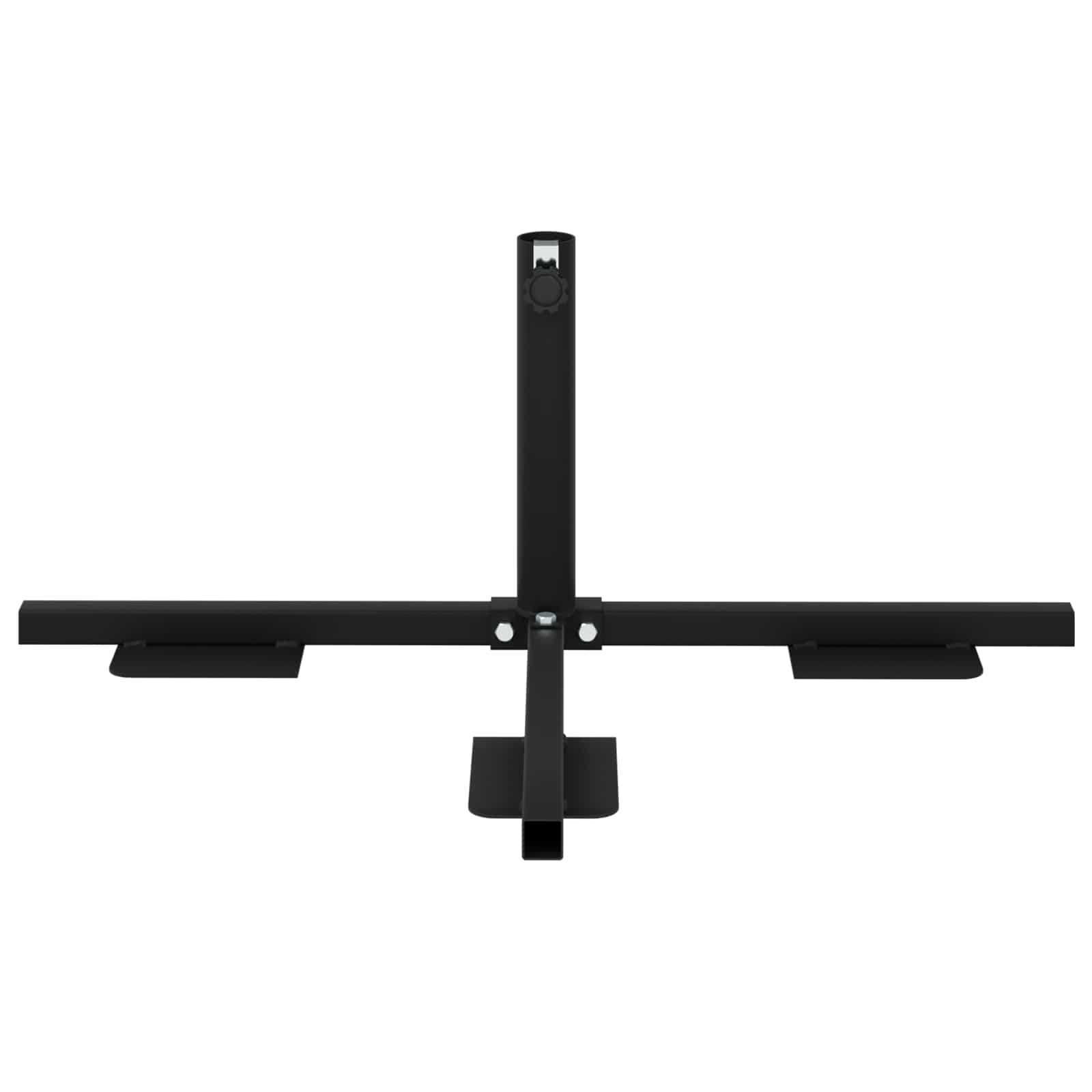 Telaio Base per Parasol a Mezza Nero Acciaio for 32-38 mm Pole