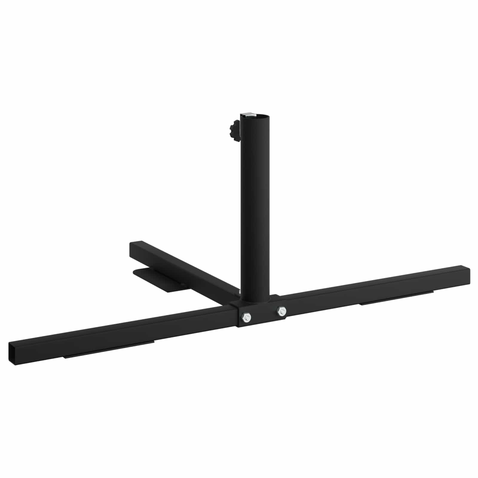 Telaio Base per Parasol a Mezza Nero Acciaio for 32-38 mm Pole