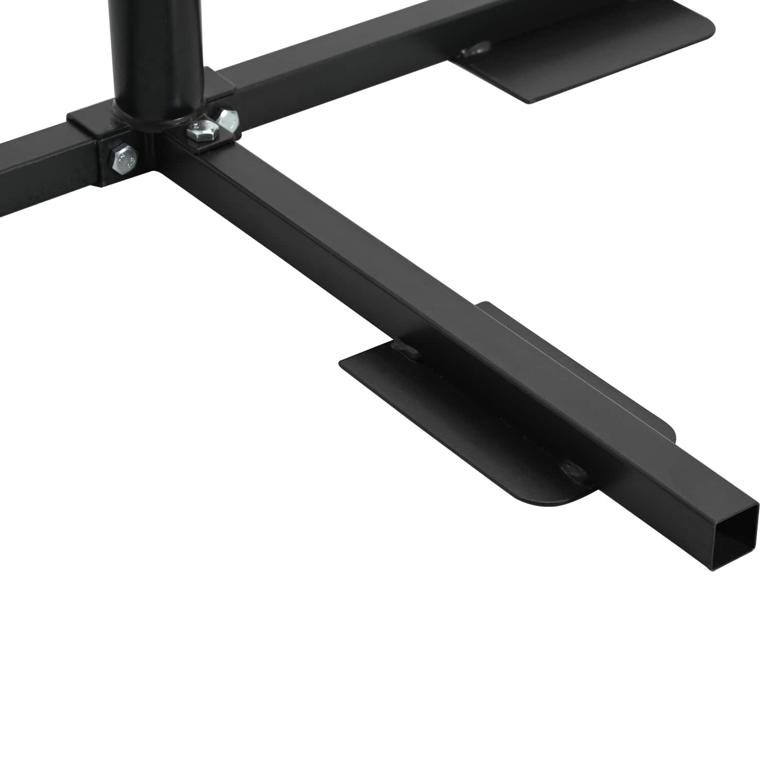 Telaio Base per Parasol a Mezza Nero Acciaio for 32-38 mm Pole