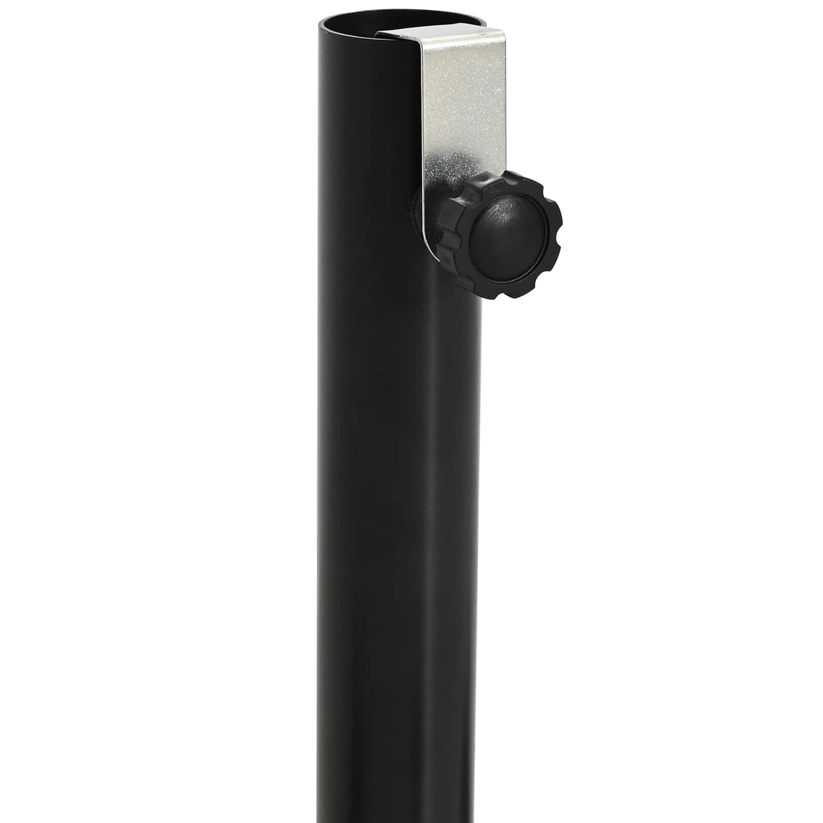 Telaio Base per Parasol a Mezza Nero Acciaio for 32-38 mm Pole
