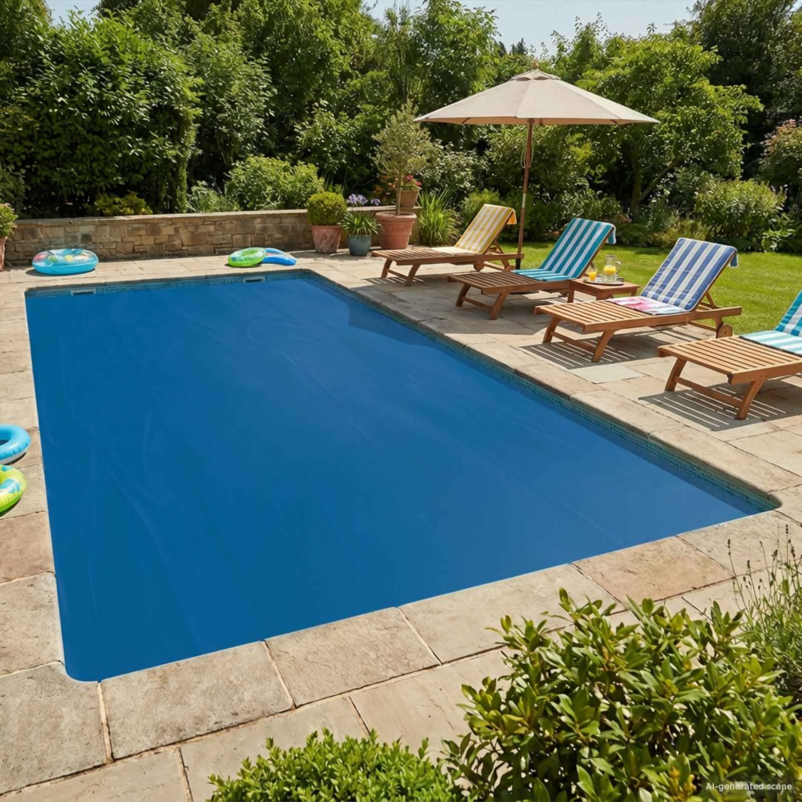Copertura Solare per Piscina Extra Pesante 488 x 244 cm 400 μm