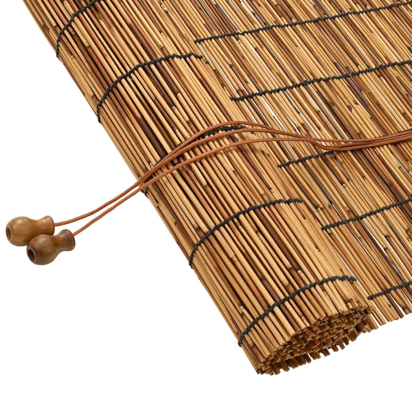 Tenda a rullo Marrone 140 x 160 cm Giunco