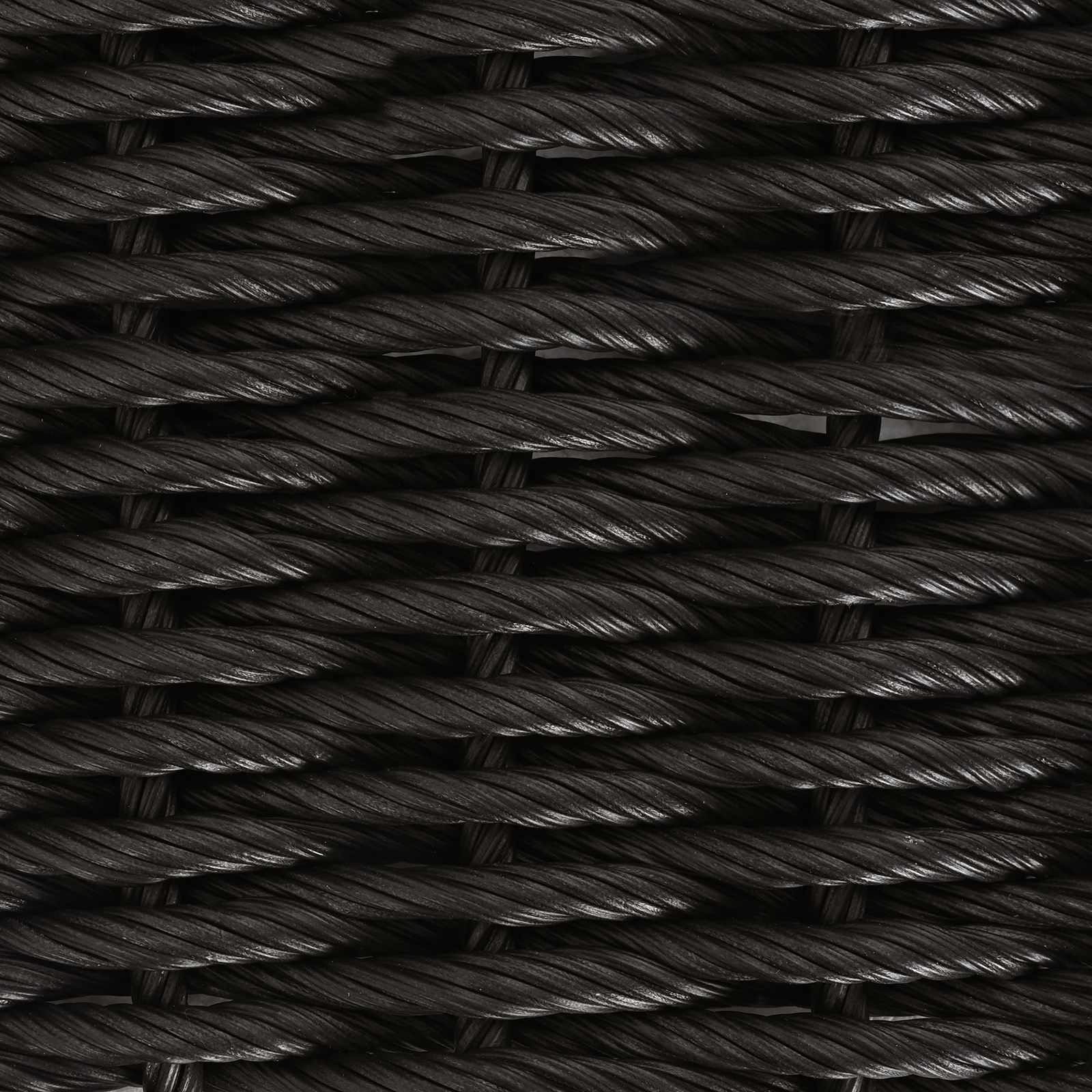 Tavolo da giardino sollevabile Nero 100 x 55 x 37 cm