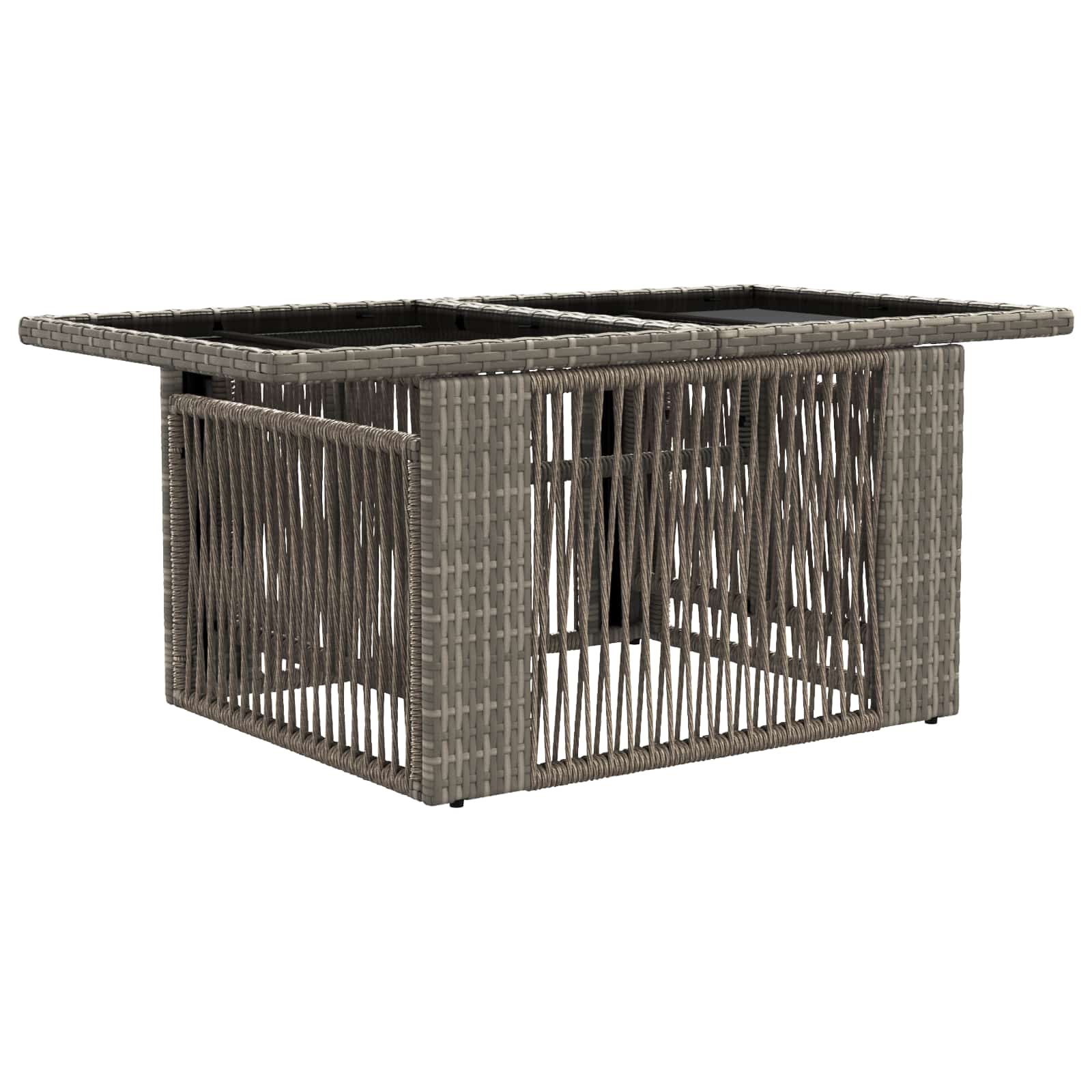 Tavolo da giardino sollevabile Grigio 100 x 55 x 37 cm