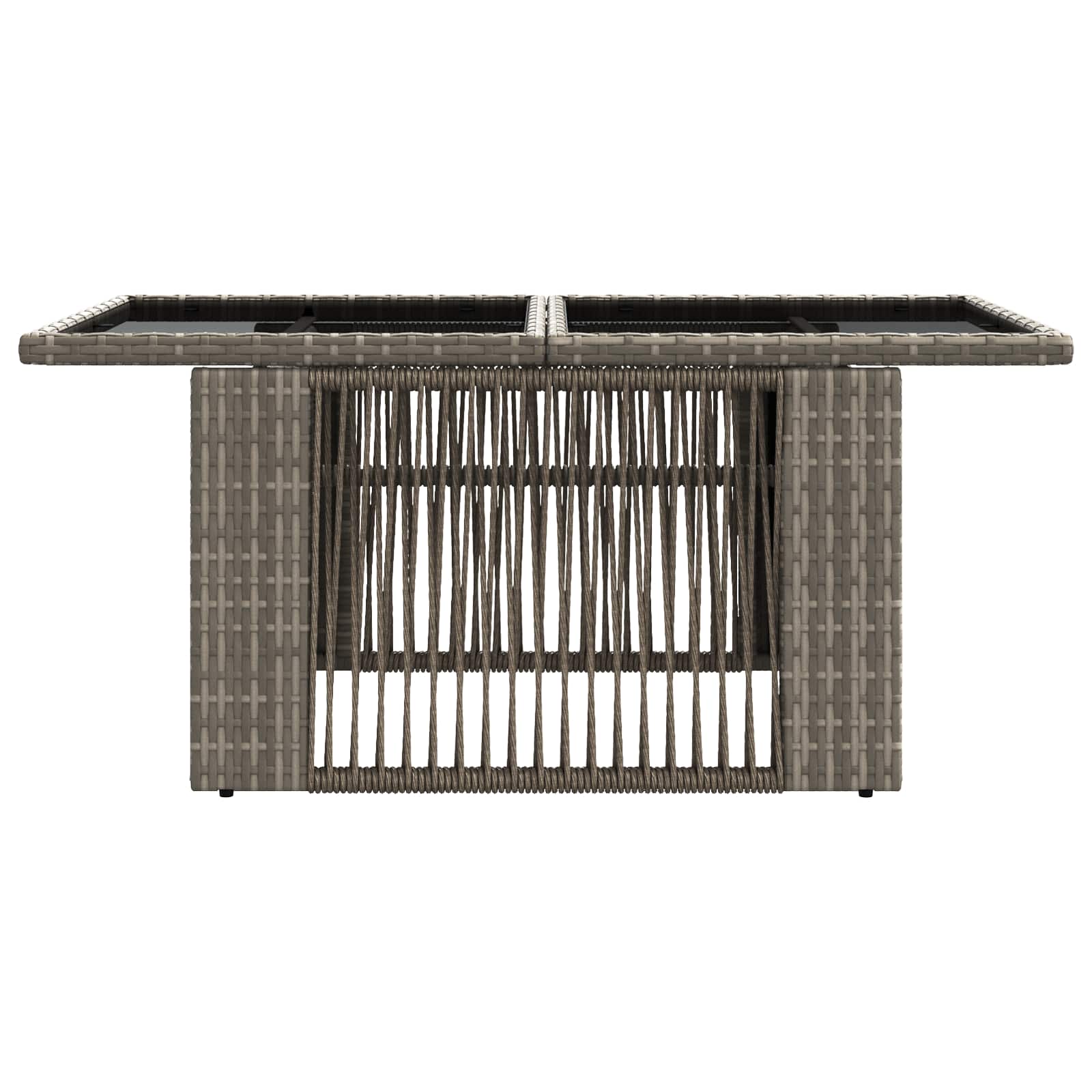 Tavolo da giardino sollevabile Grigio 100 x 55 x 37 cm