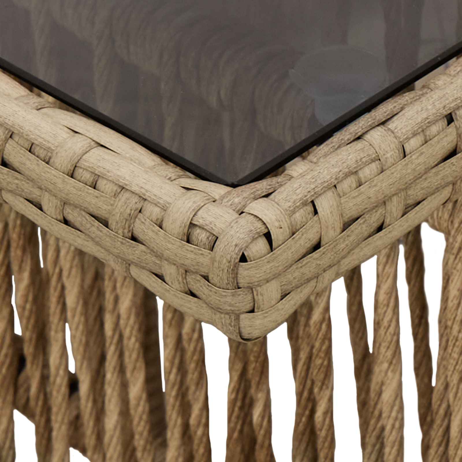 Tavolo da giardino sollevabile Beige 100 x 55 x 37 cm