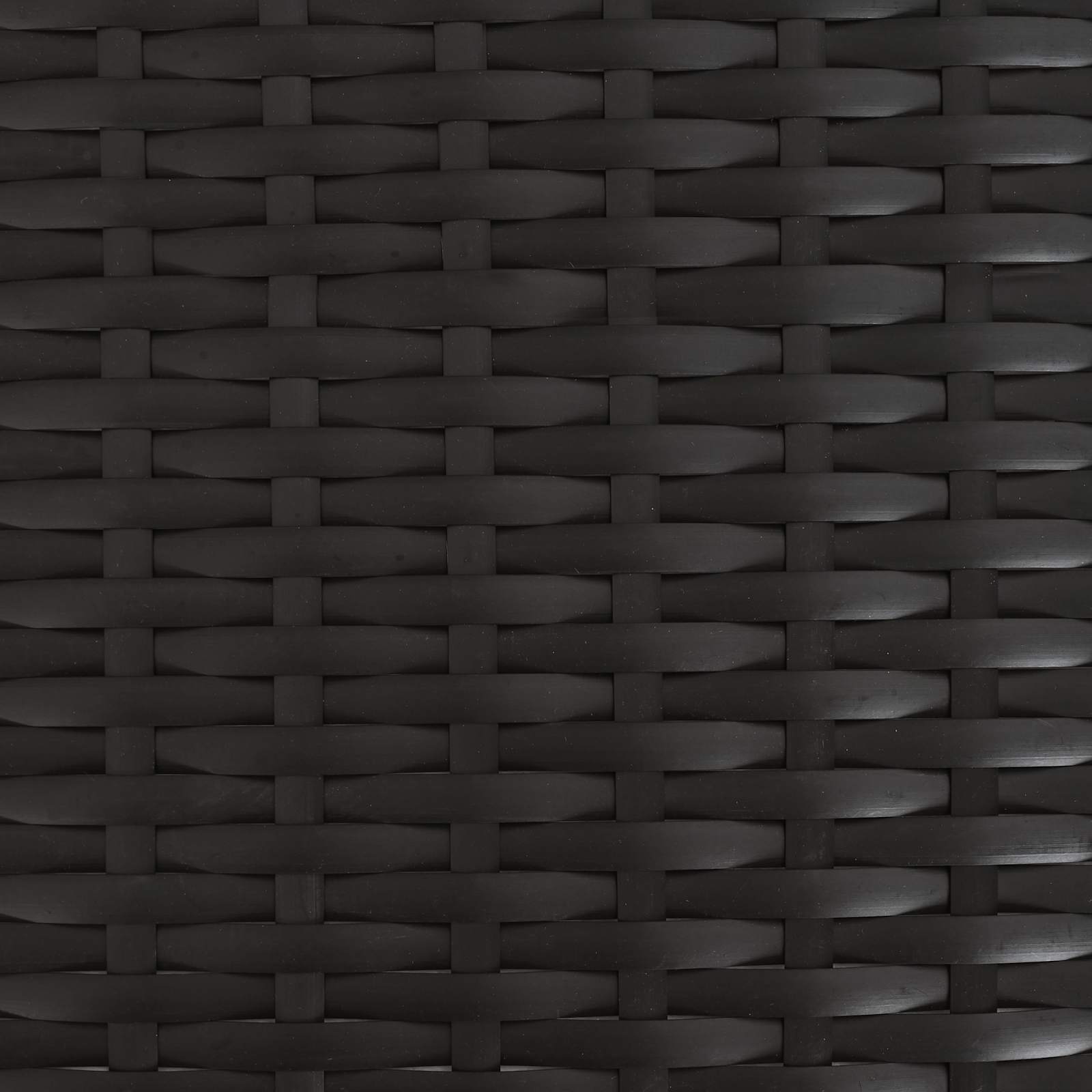 Tavolo da giardino sollevabile Nero e naturale 100 x 55 x 37 cm
