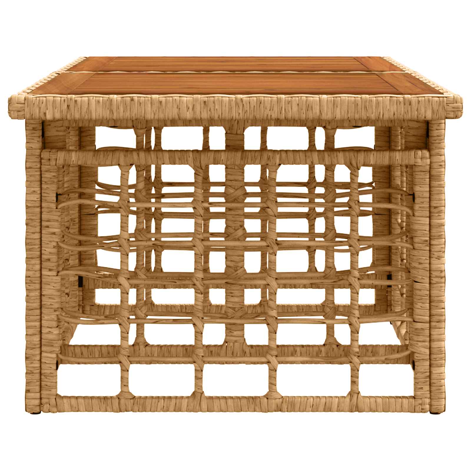 Tavolo da giardino sollevabile Naturale 100 x 55 x 37 cm