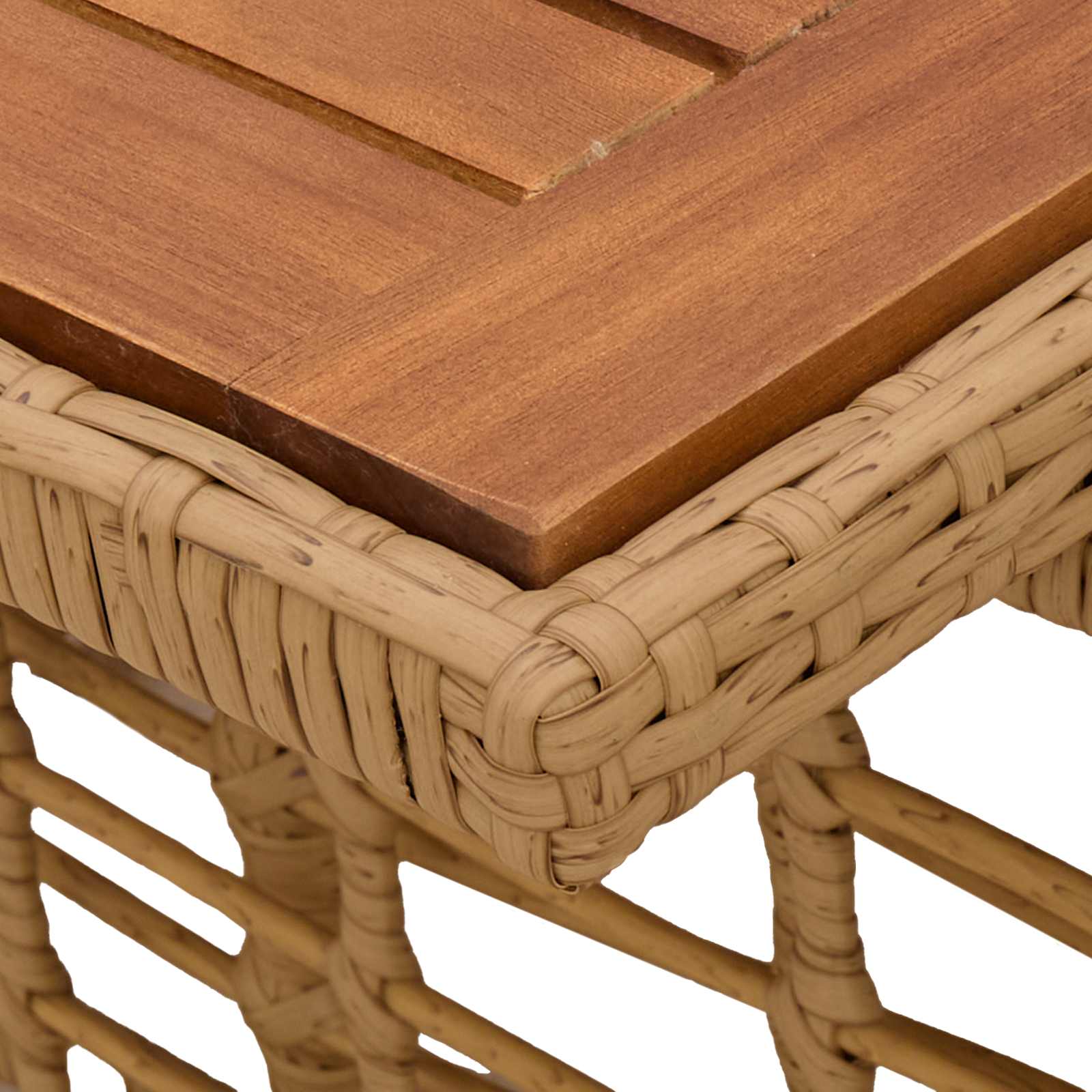 Tavolo da giardino sollevabile Naturale 100 x 55 x 37 cm