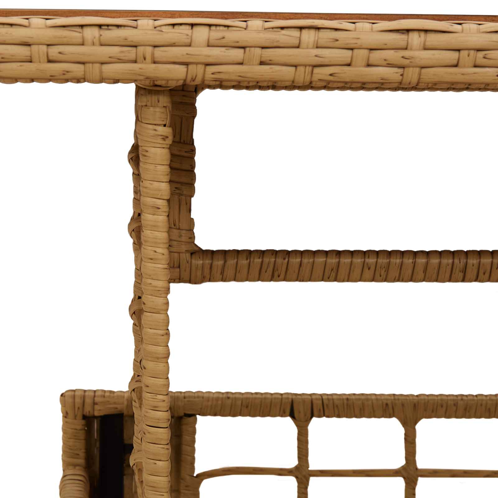 Tavolo da giardino sollevabile Naturale 100 x 55 x 37 cm