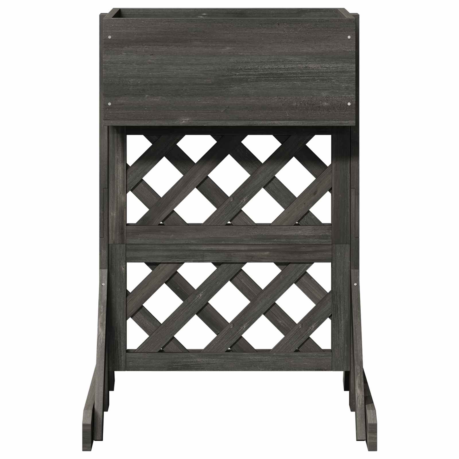 Trellis da Giardino Verticale Grigio 48 x 30 x 70,5 cm