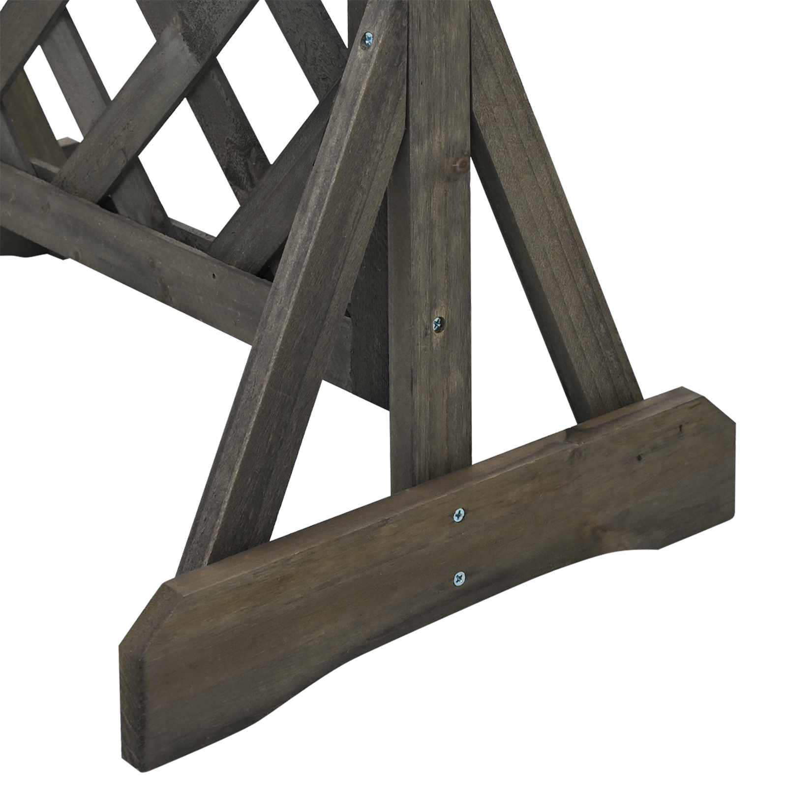 Trellis da Giardino Verticale Grigio 48 x 30 x 70,5 cm