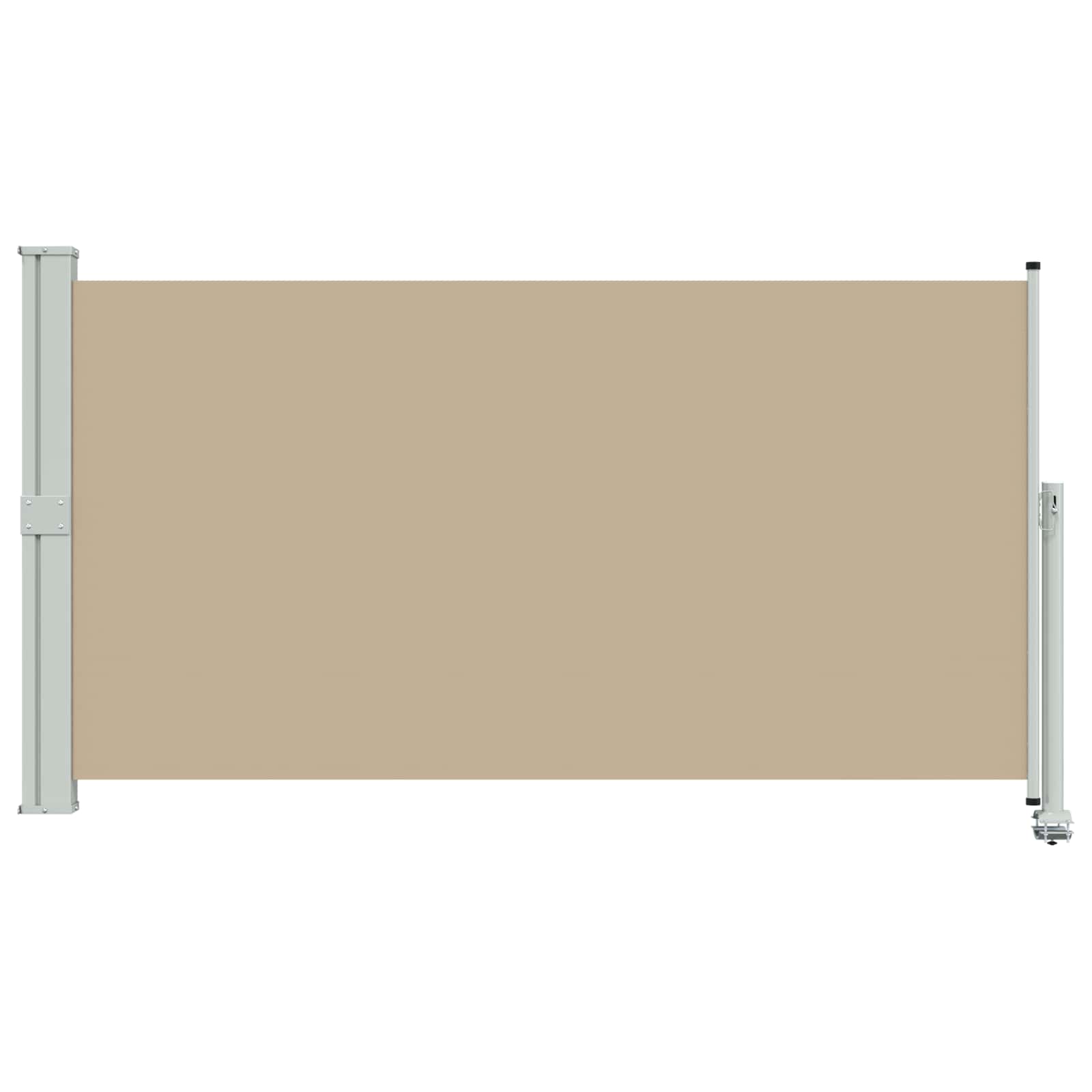 Tenda laterale 140 x 300 cm 100% poliestere ferro acciaio