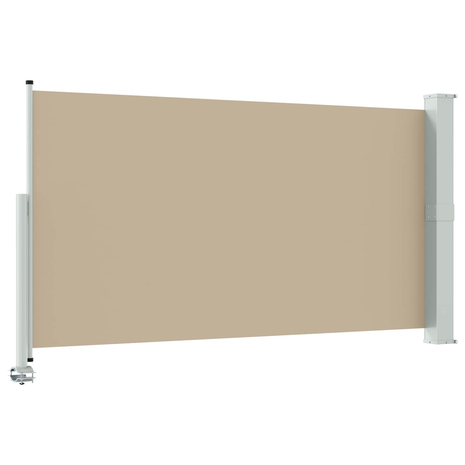 Tenda laterale 140 x 300 cm 100% poliestere ferro acciaio