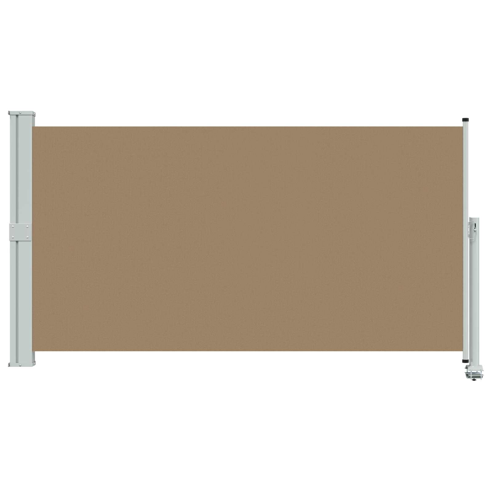 Tenda laterale 140 x 300 cm 100% poliestere ferro acciaio