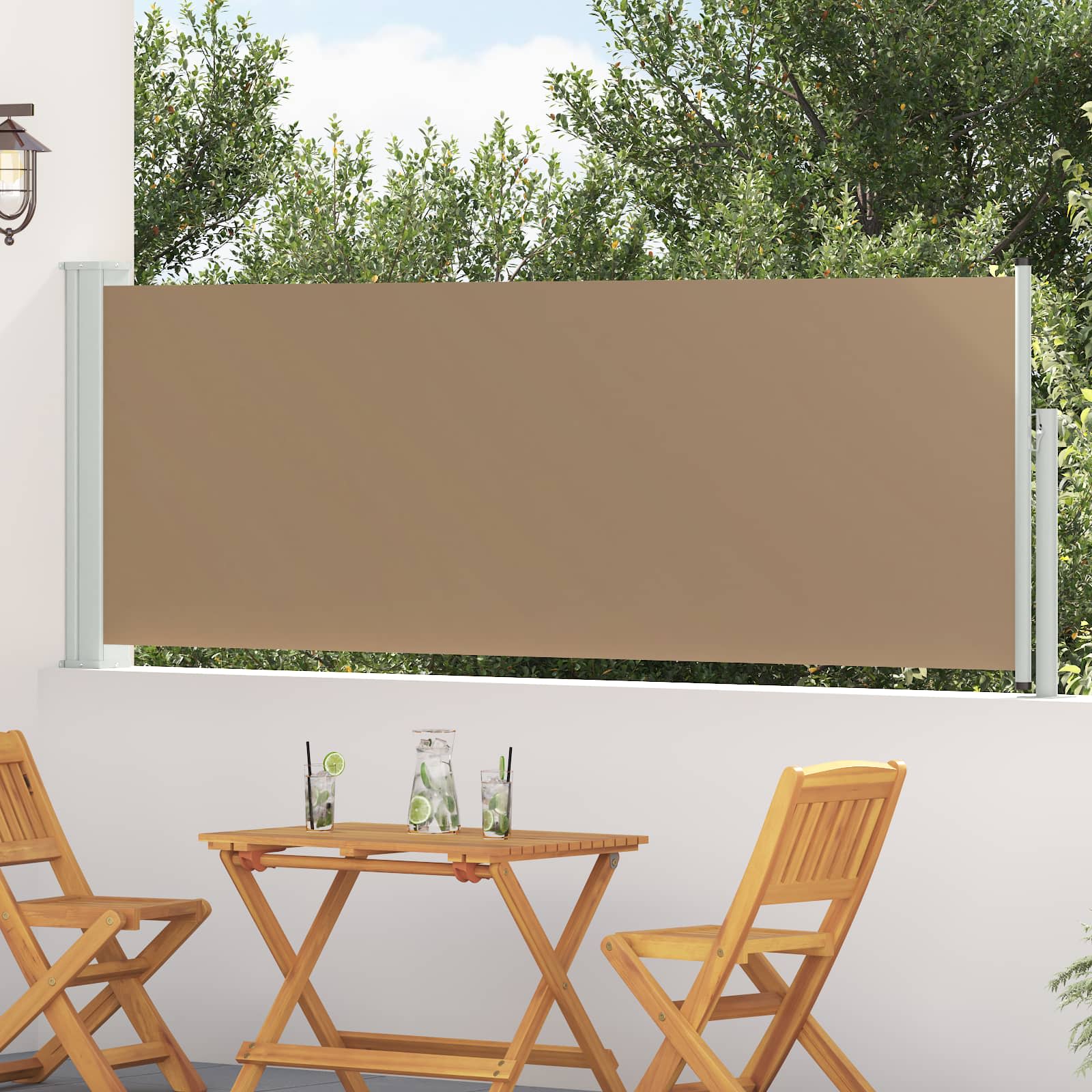 Tenda laterale retrattile Rettangolare 500 x 100 cm Poliestere