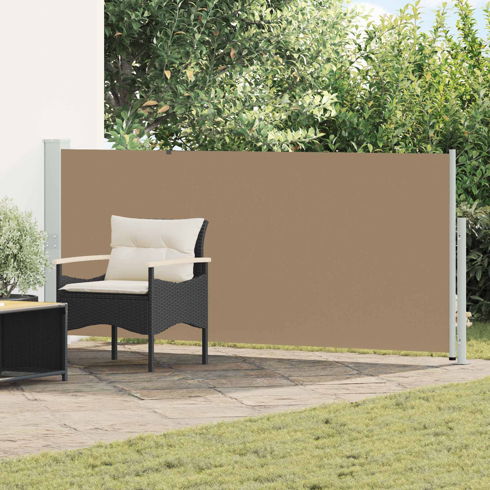 Tenda laterale retrattile Rettangolare 140 x 500 cm Poliestere