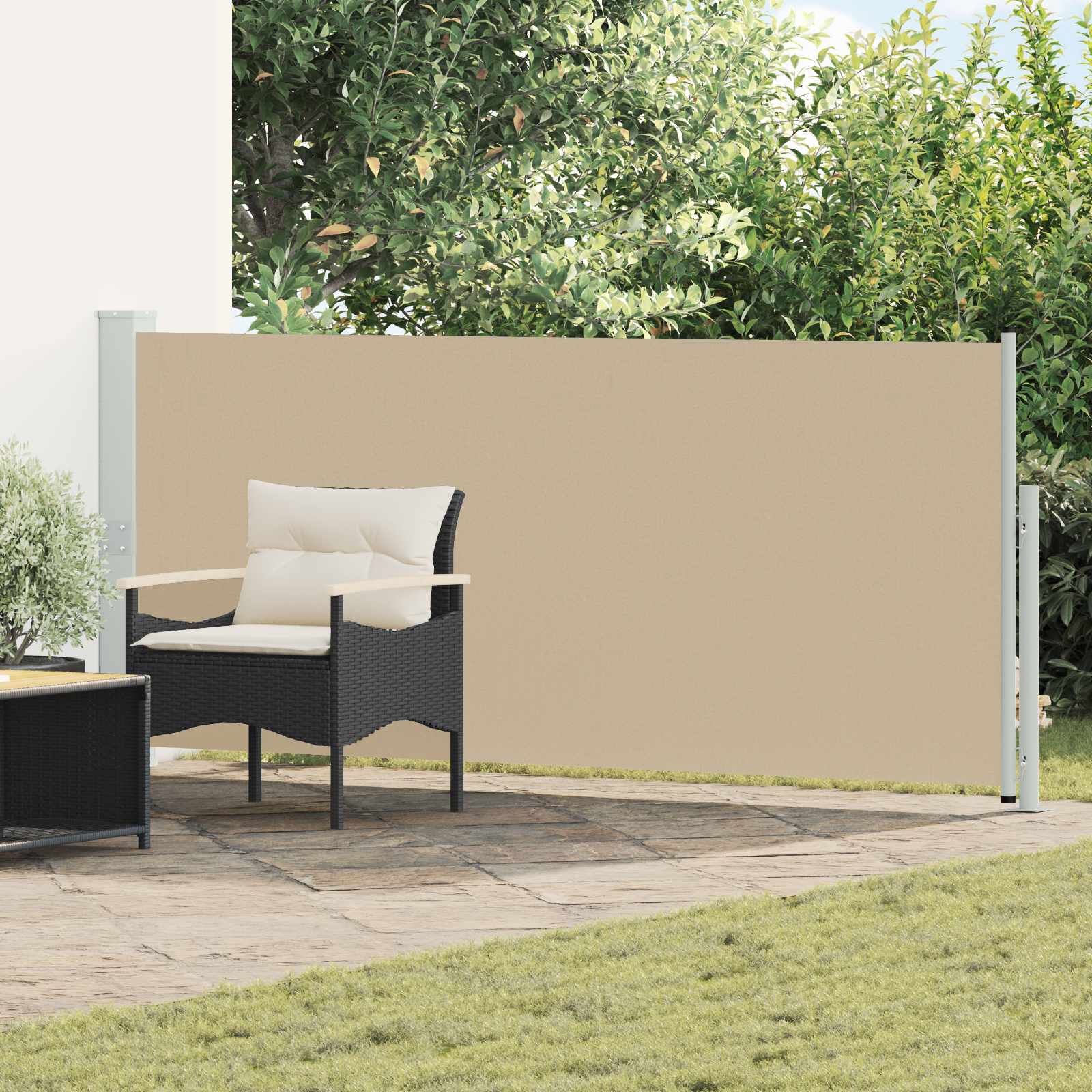 Tenda laterale retrattile Rettangolare 160 x 600 cm Poliestere