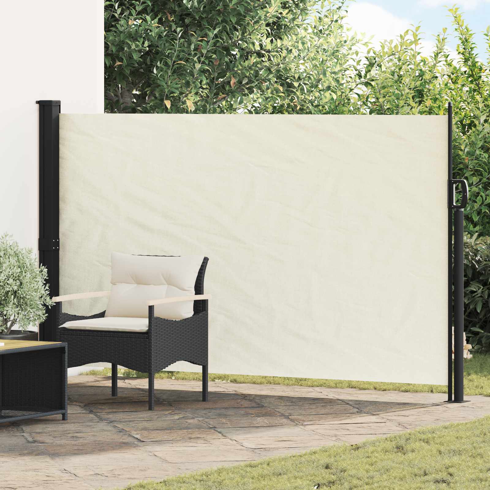 Tenda laterale retrattile 300 x 170 cm Poliestere Rettangolare