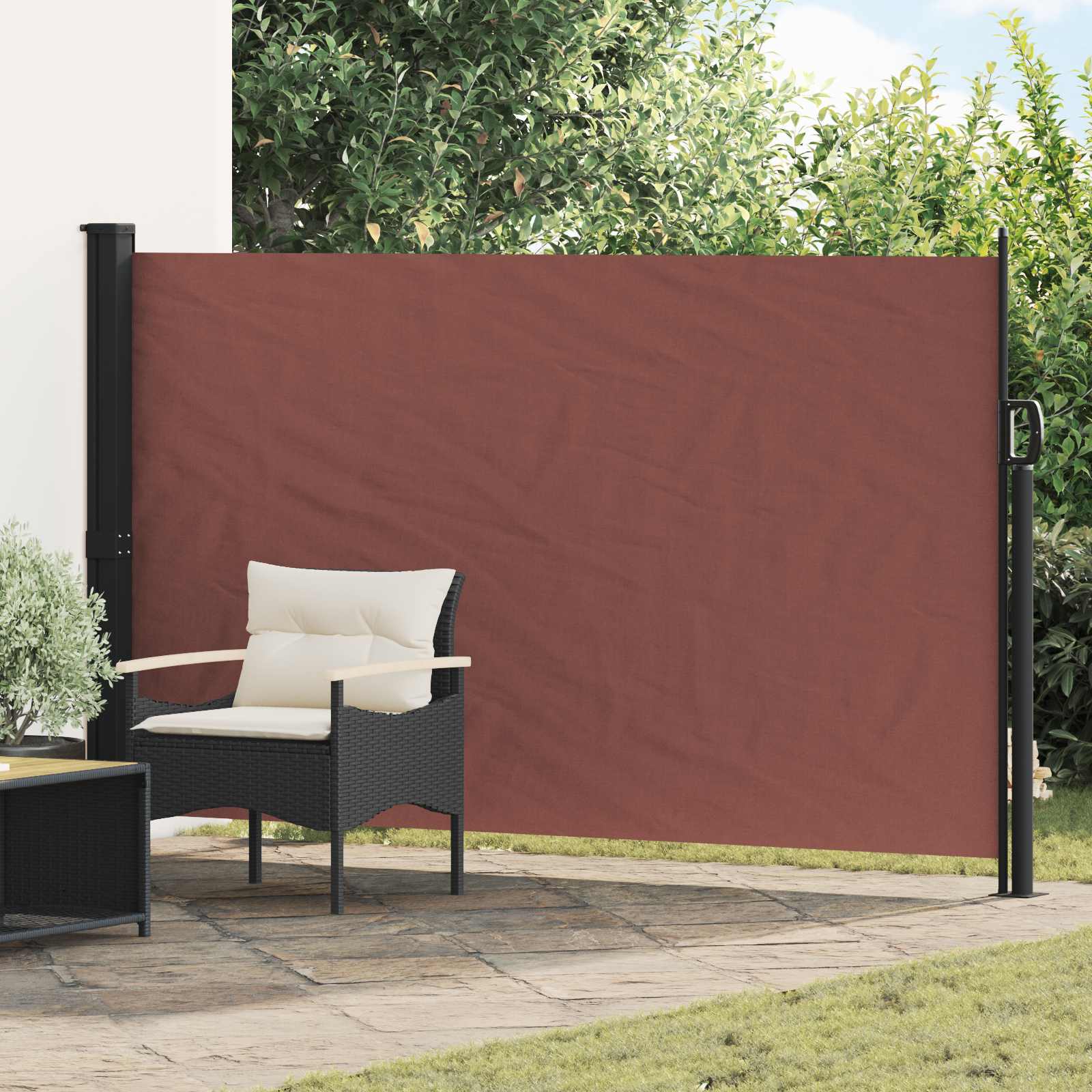 Tenda laterale retrattile 300 x 170 cm Poliestere Rettangolare