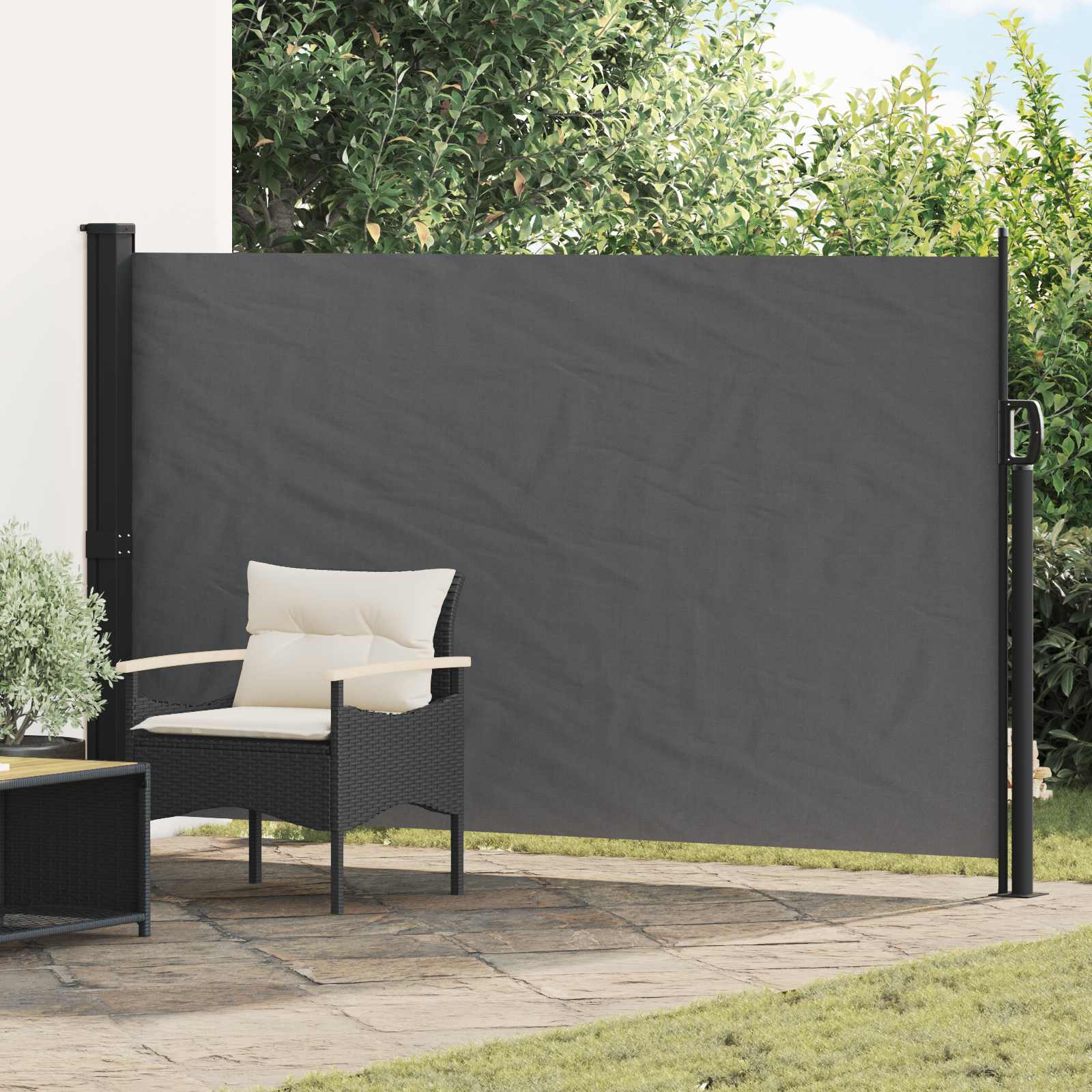 Tenda laterale retrattile 300 x 170 cm Poliestere Rettangolare