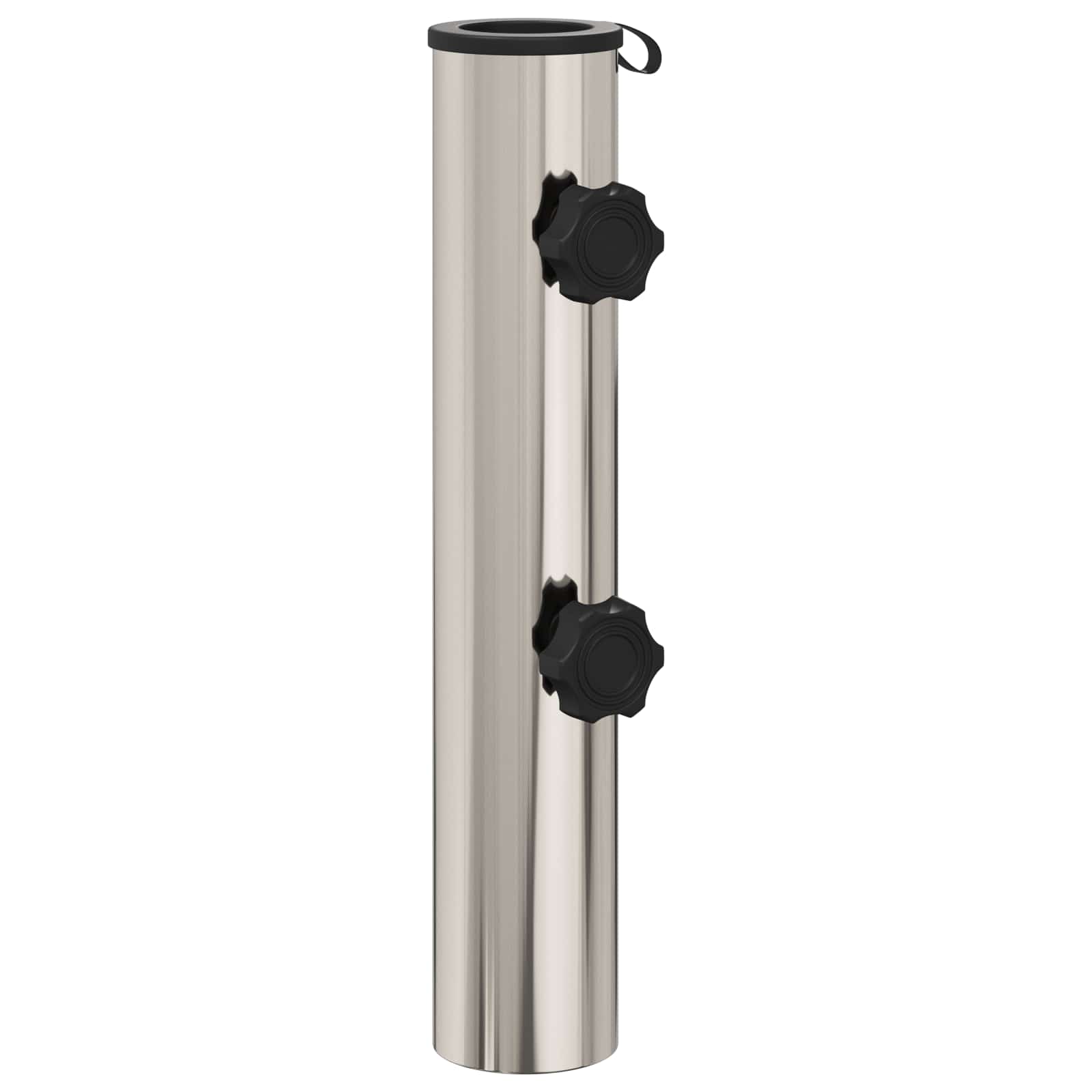 Tubo base per parasole 0.63 kg Acciaio inossidabile naturale