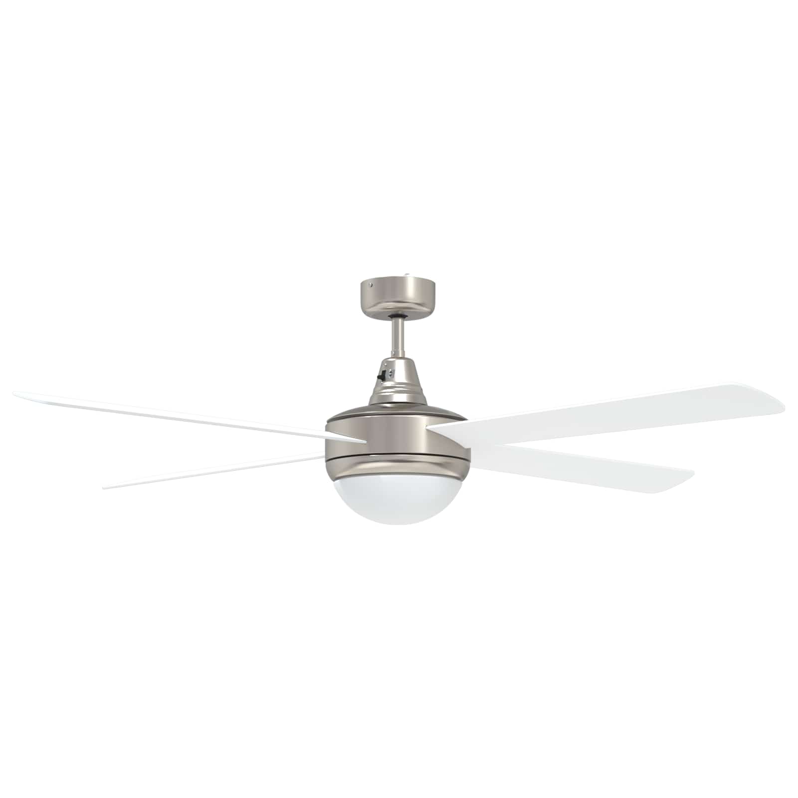 Ventilatore da soffitto con luce e telecomando Ø 130 cm Bianco