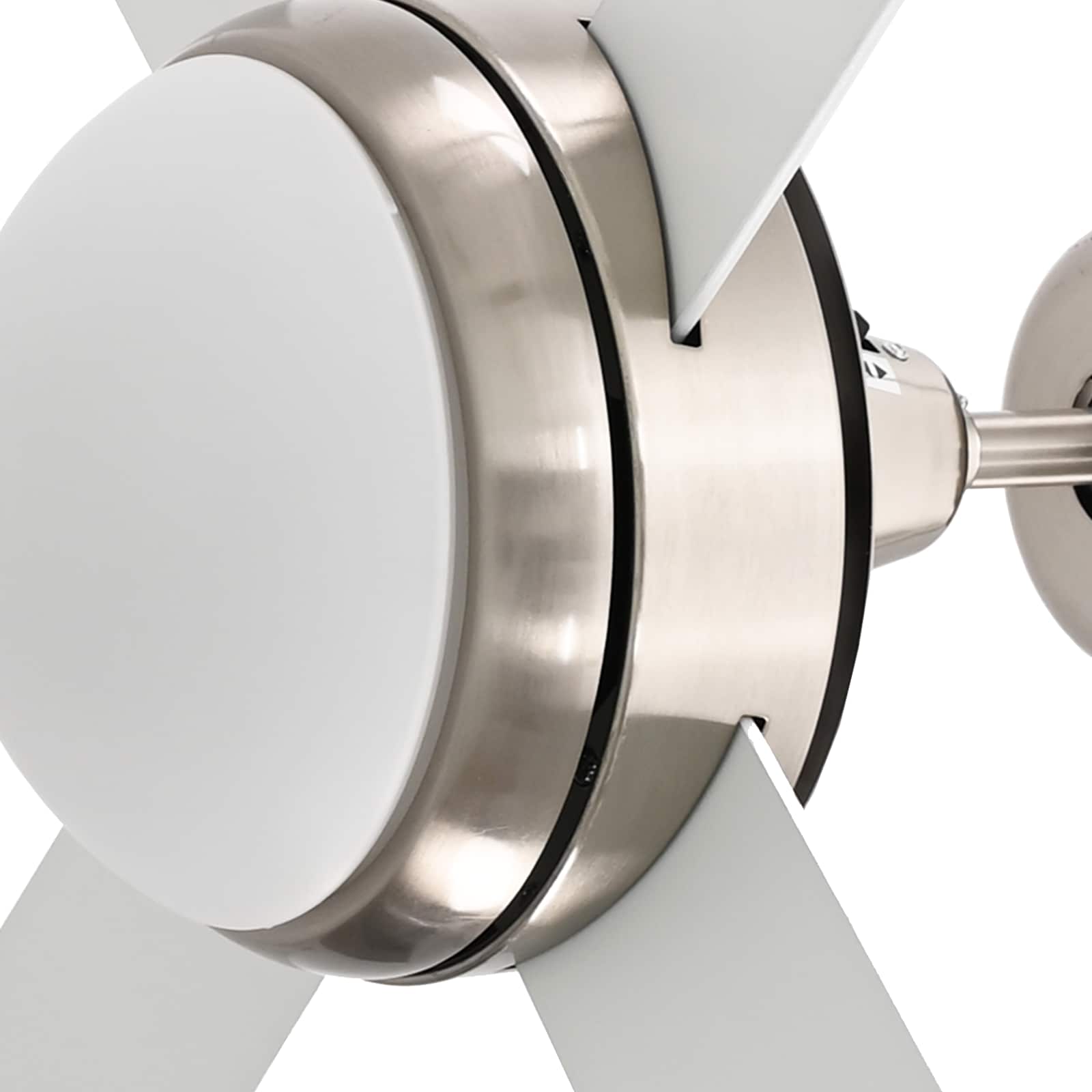 Ventilatore da soffitto con luce e telecomando Ø 130 cm Bianco