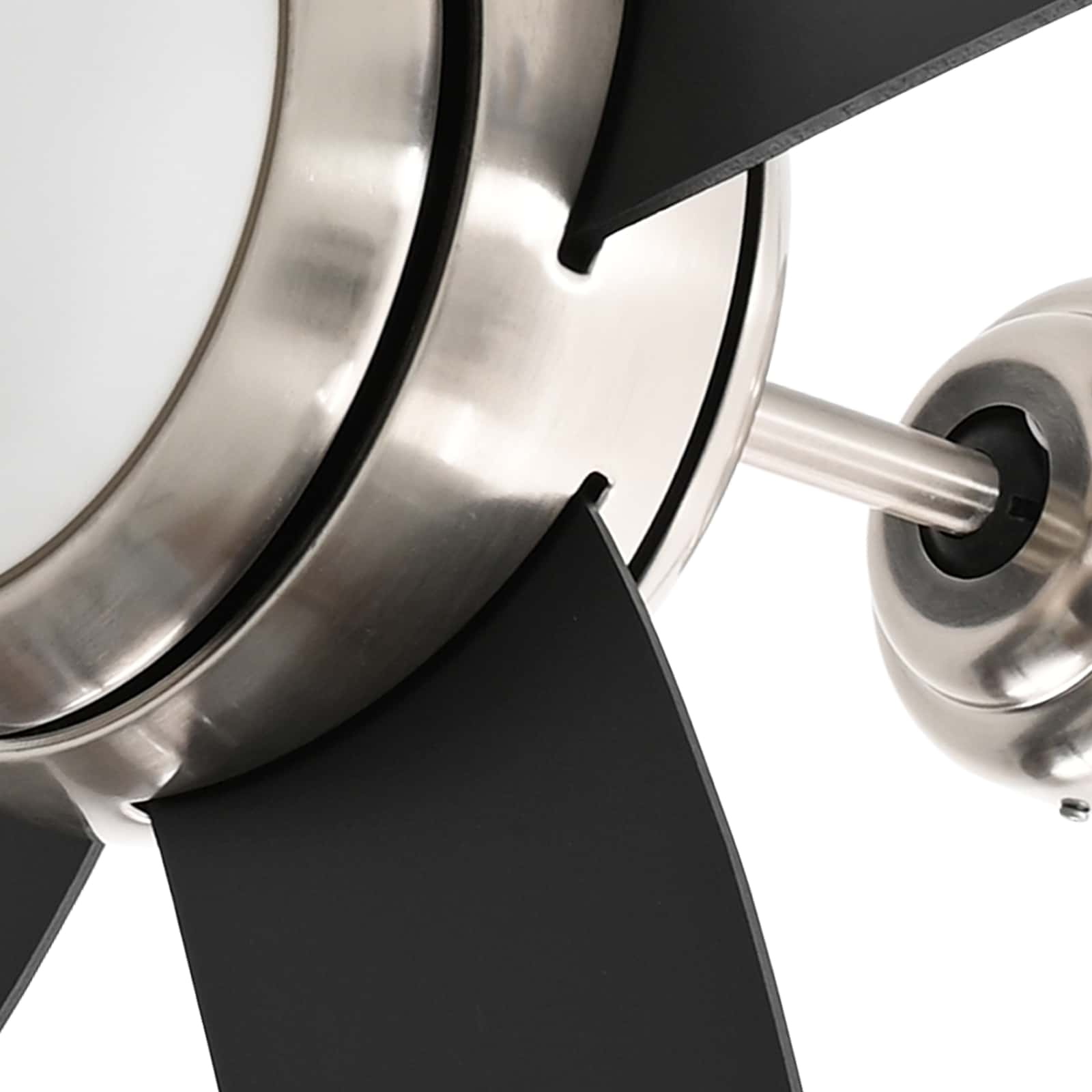 Ventilatore da soffitto con luce e telecomando Ø 130 cm Nero